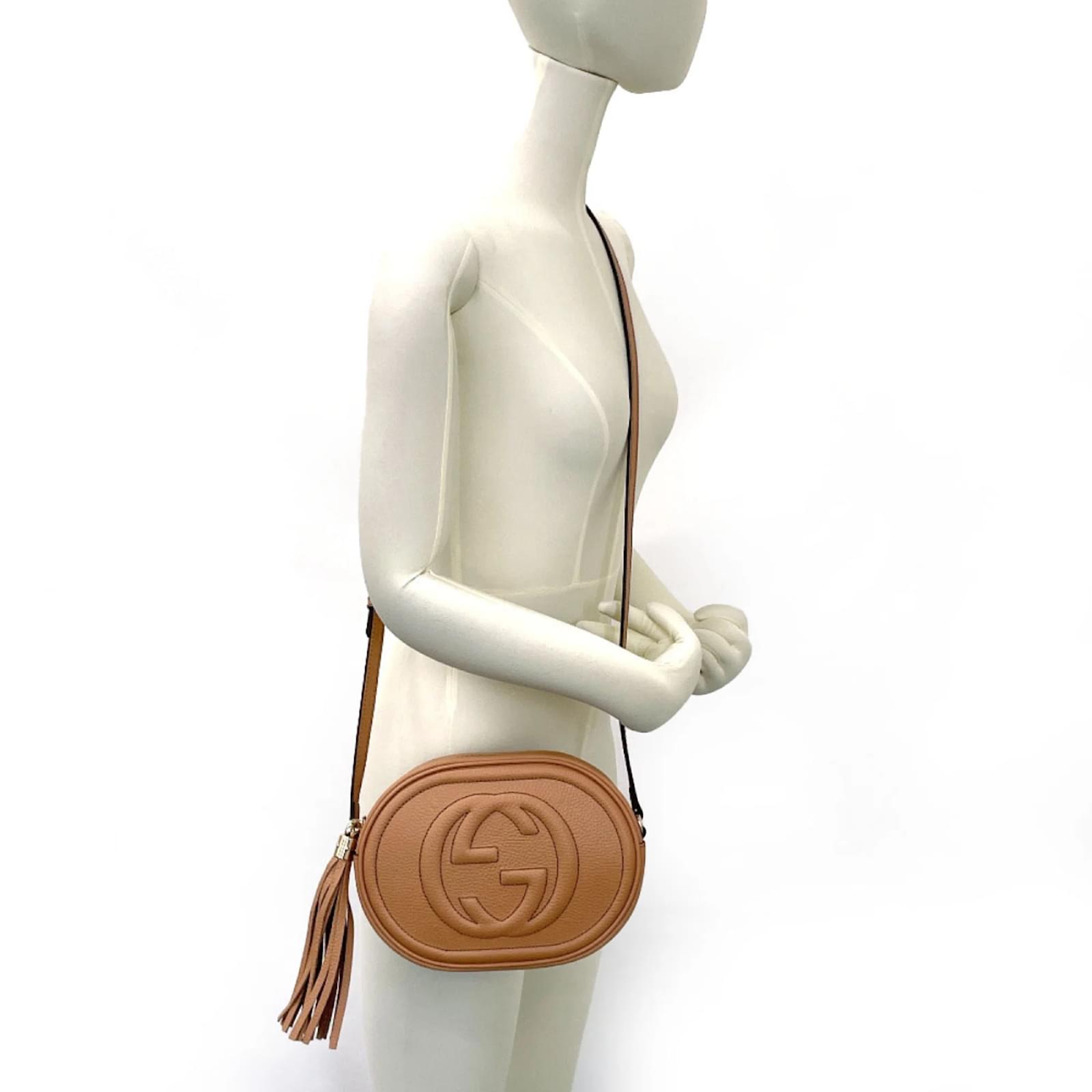 新品 GUCCI GG SOHO ショルダーバッグ 747779 ベージュ セール】グッチ☆GG SOHO ショルダーバッグ☆747779 A7M0G (GUCCI