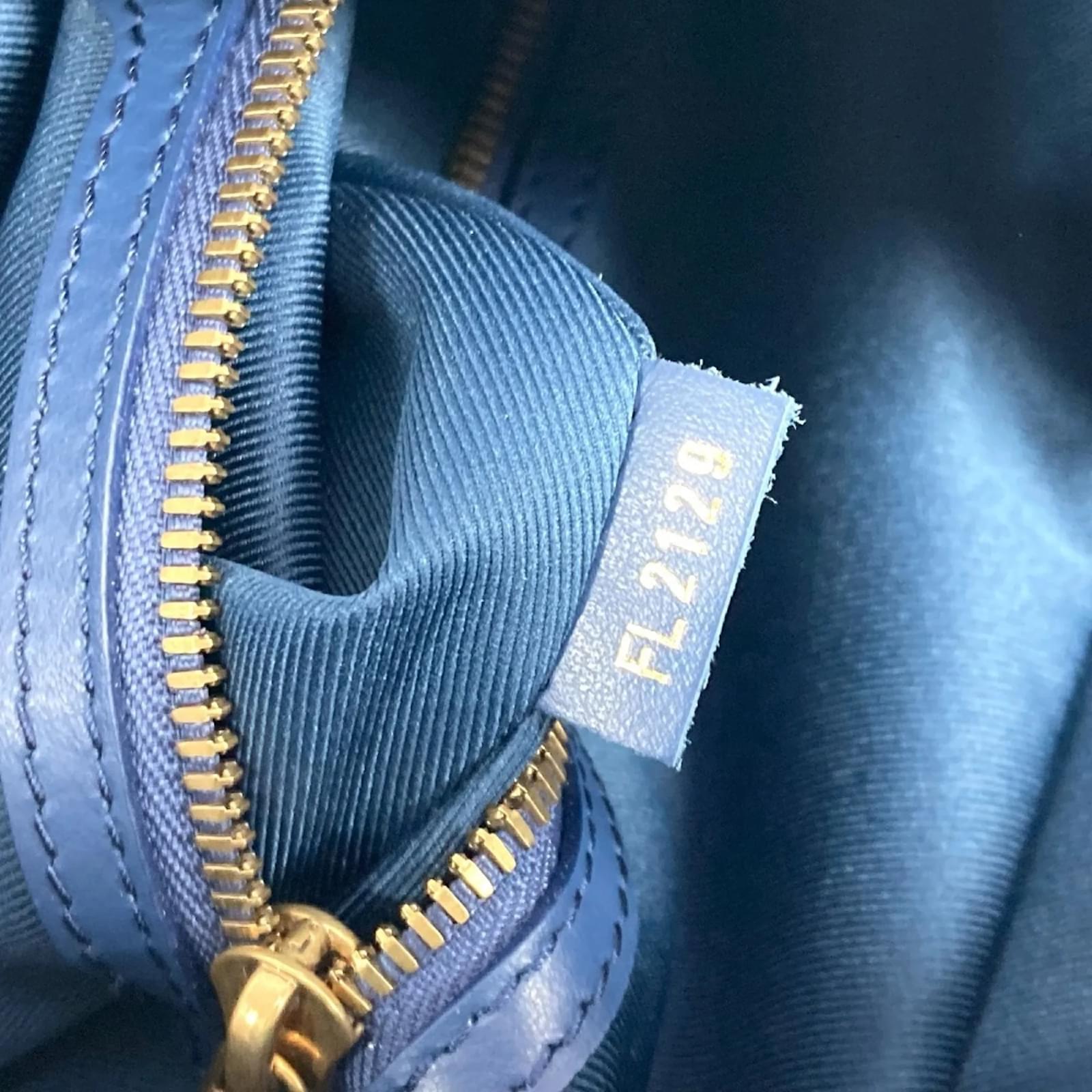 Louis Vuitton Monogram Denim Backpack Blue Cloth  ref.2136779