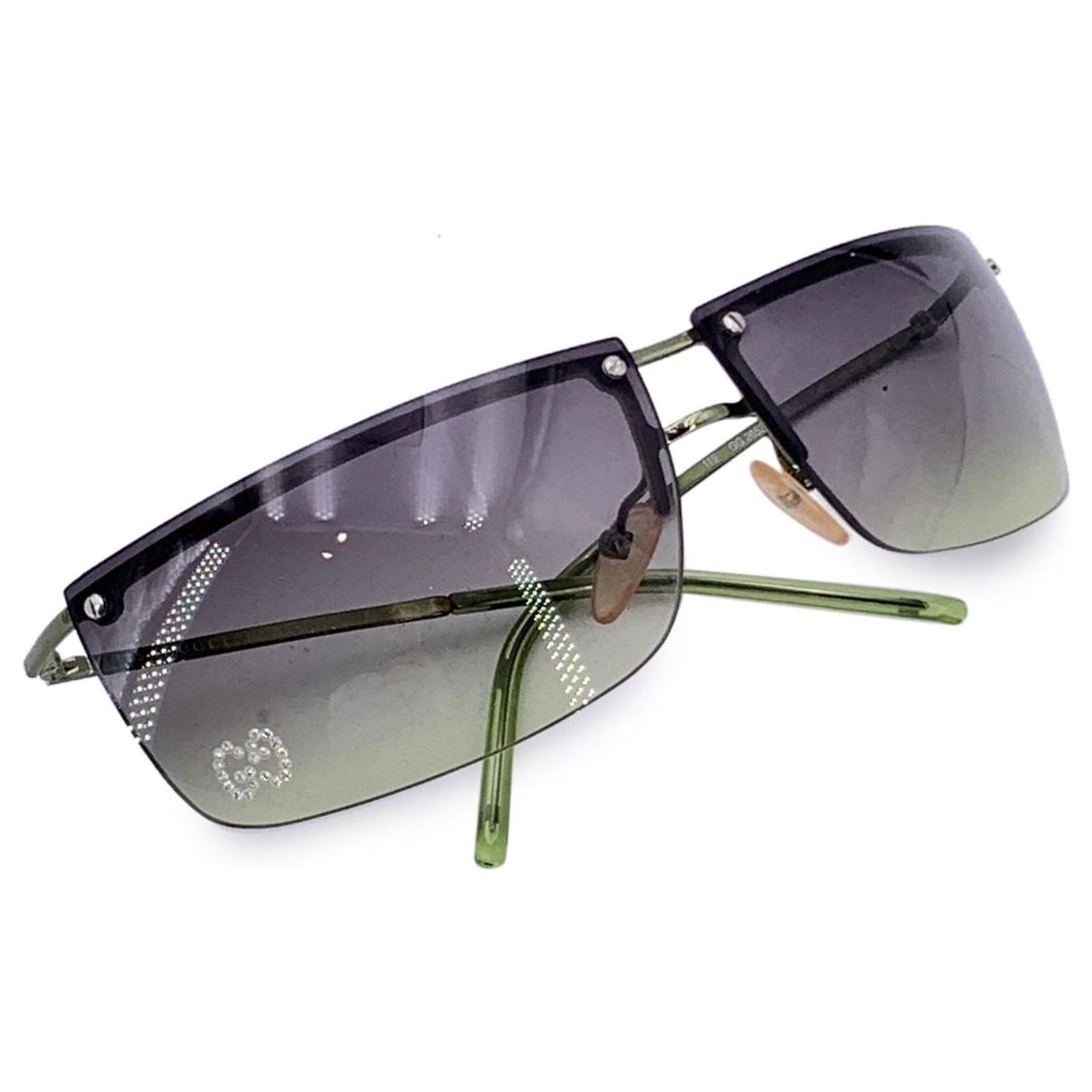 Gucci Tom Ford Rimless Sunglasses GG 2653/Strass 68/10 115 