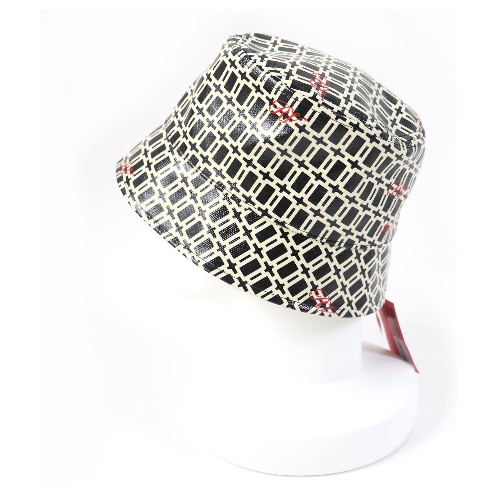 Roger Vivier Cherry\'s Wink Bucket Hat Black Ivory Petite Darby Bucket Style Sun Hat - Small Sun Hats for Women  main image 4
