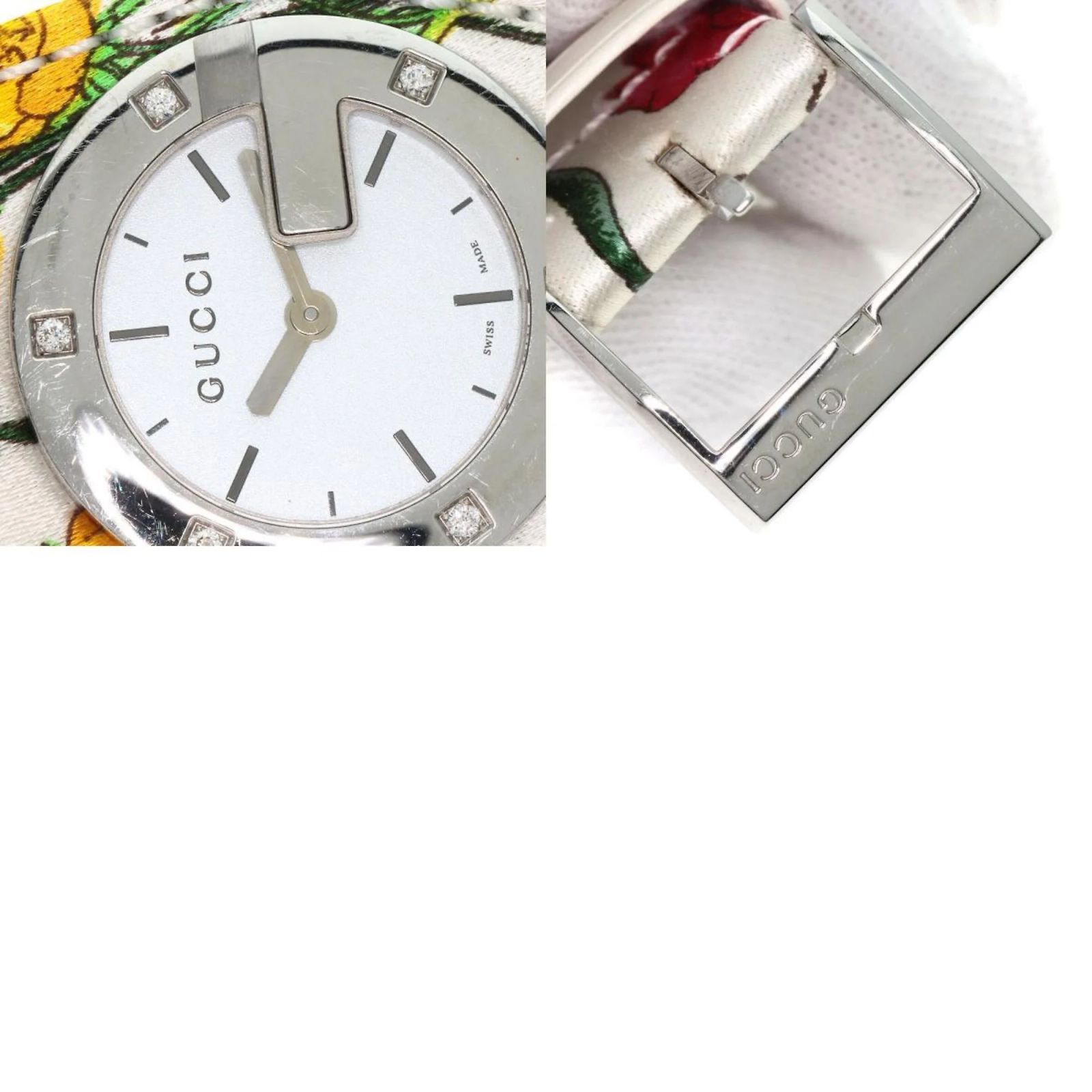 Gucci Watch Bandeau Flora 104 Limited Gucci YA104 Bandeau Flora Watch ref.JC2144431 (Sold) - Joli  main image 4
