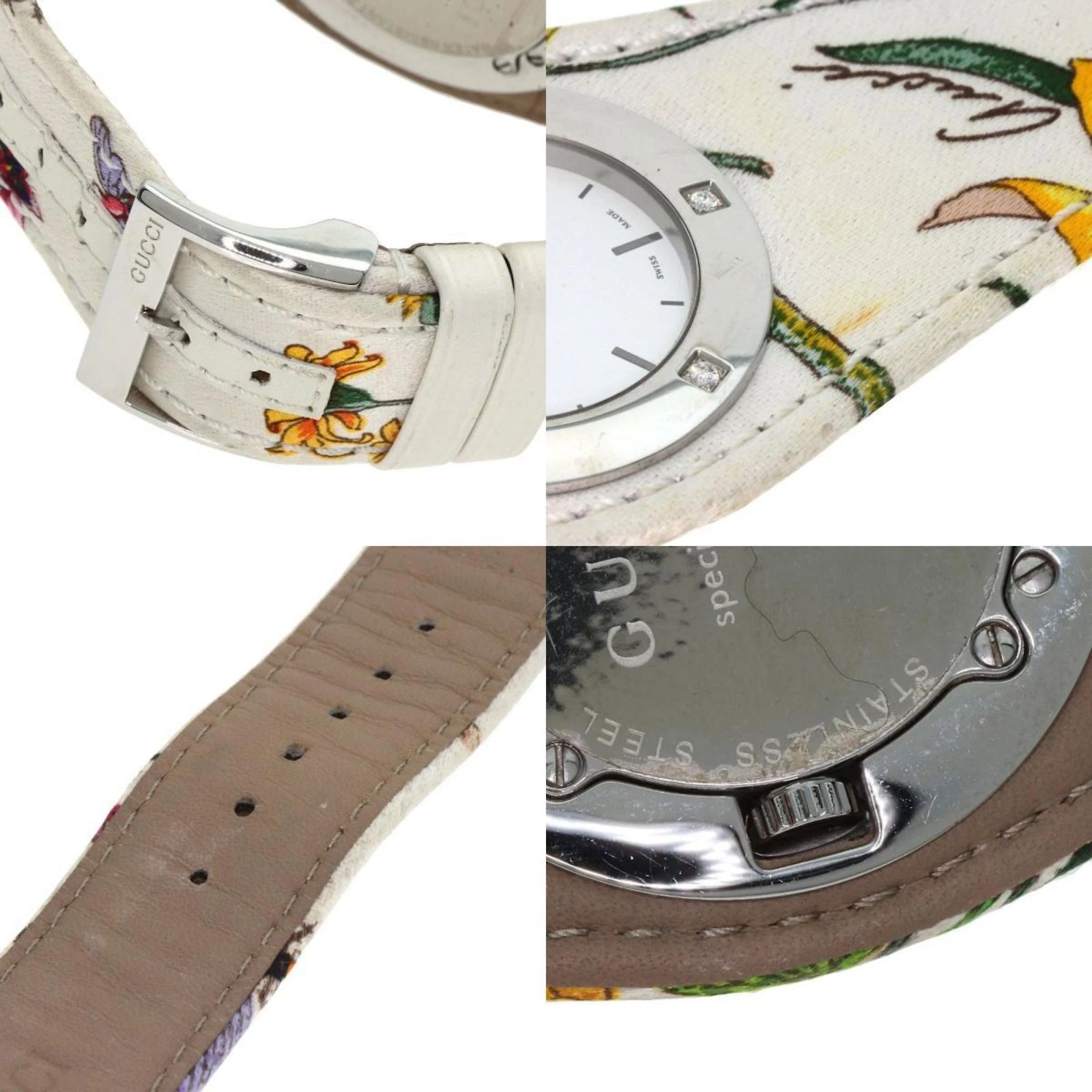 Gucci Watch Bandeau Flora 104 Limited Gucci YA104 Bandeau Flora Watch ref.JC2144431 (Sold) - Joli  main image 3
