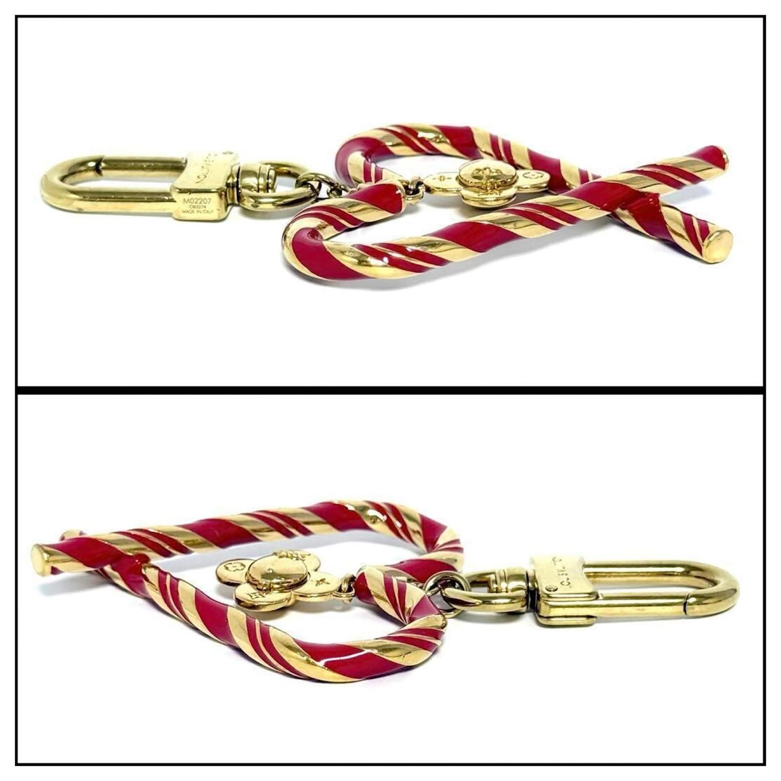 Louis Vuitton Bag Charm Vivienne Candy Cane Metal ref Louis Vuitton Bag Charm Vivienne Candy Cane Metal ref