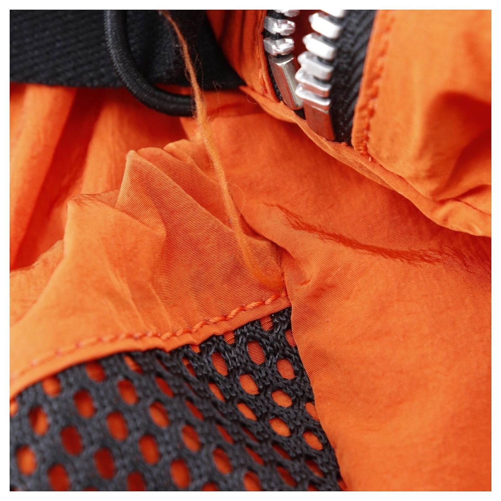 BOTTEGA VENETA - Orange Nylon B********* Backpack Bottega Veneta Nylon Intrecciato Padded Tech Mini Cassette  main image 4