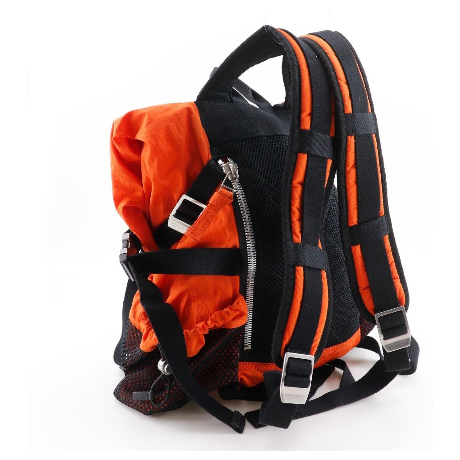 BOTTEGA VENETA - Orange Nylon B********* Backpack Bottega Veneta Nylon Backpack - Orange Backpacks, Handbags  main image 4