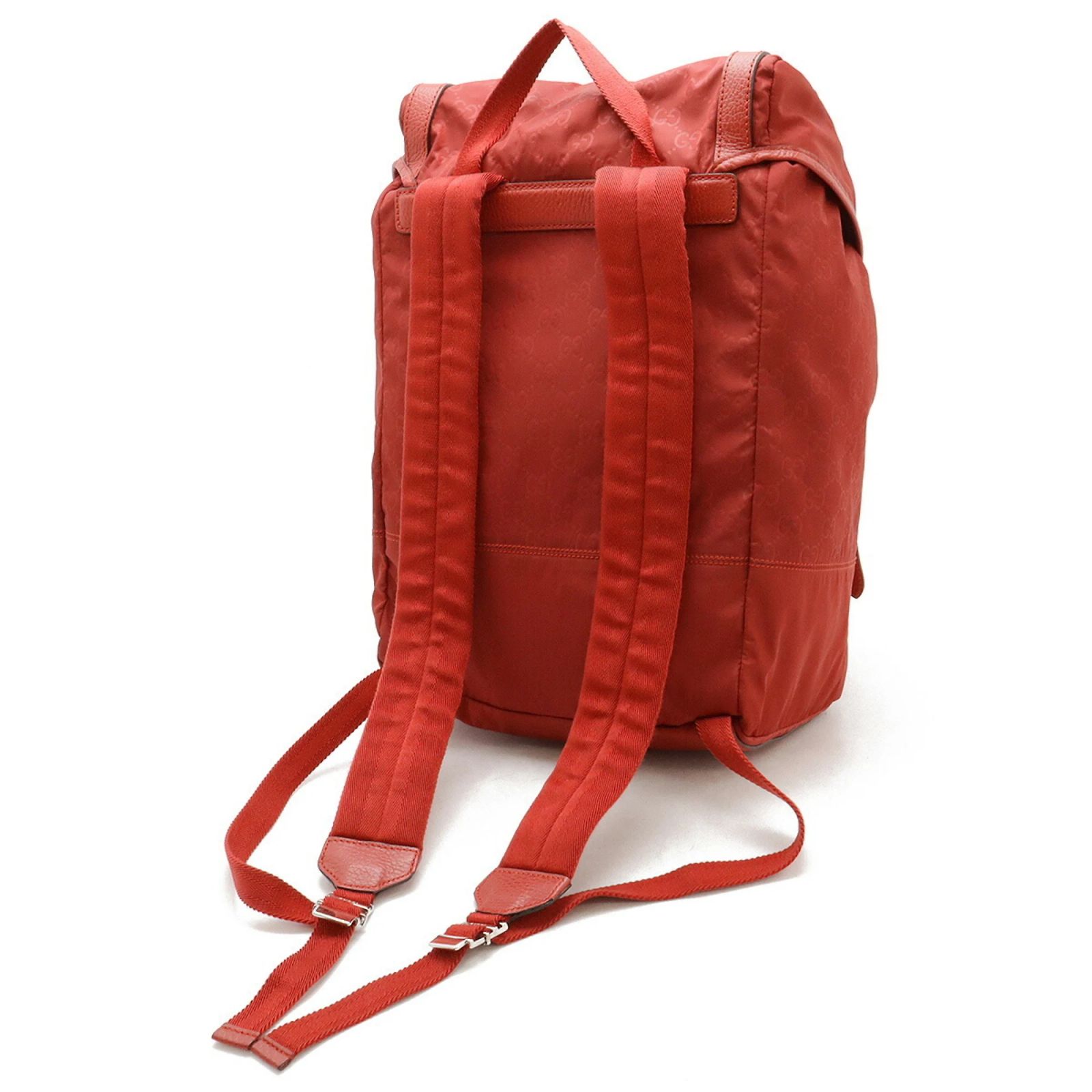 Gucci Red Nylon Backpack Gucci 510336 GG Backpack/Daypack Nylon Material Women main image 3