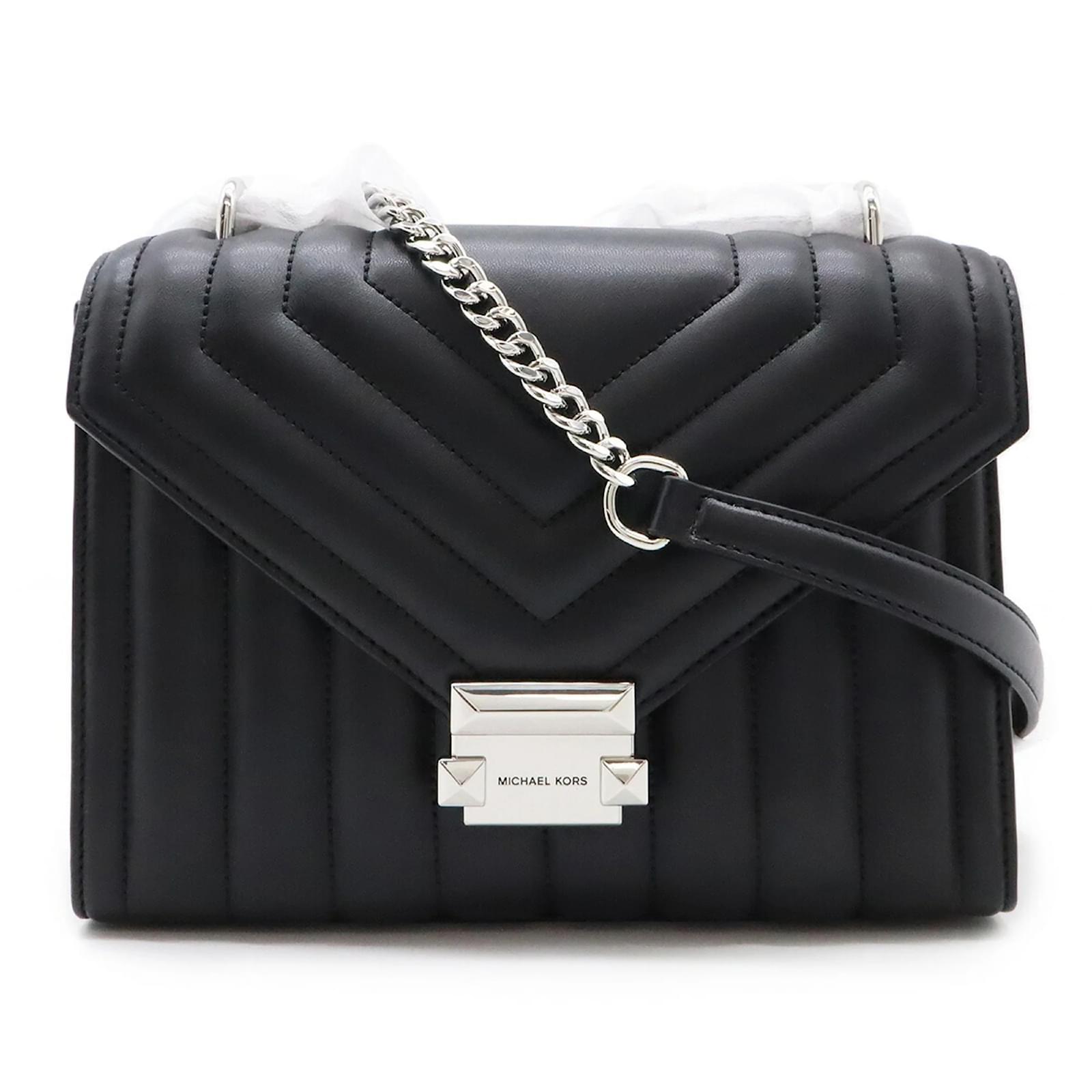 Sac Michael Kors Matelasse Noir Sac à Bandoulière En Cuir