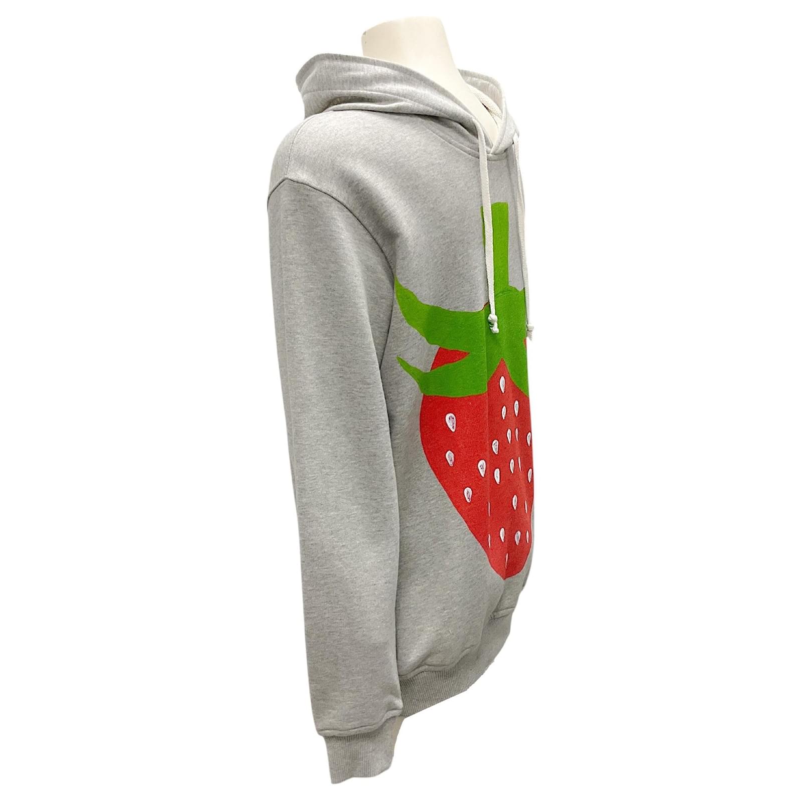 Comme des Garcons Men's Grey Brett Westfall Big Strawberry