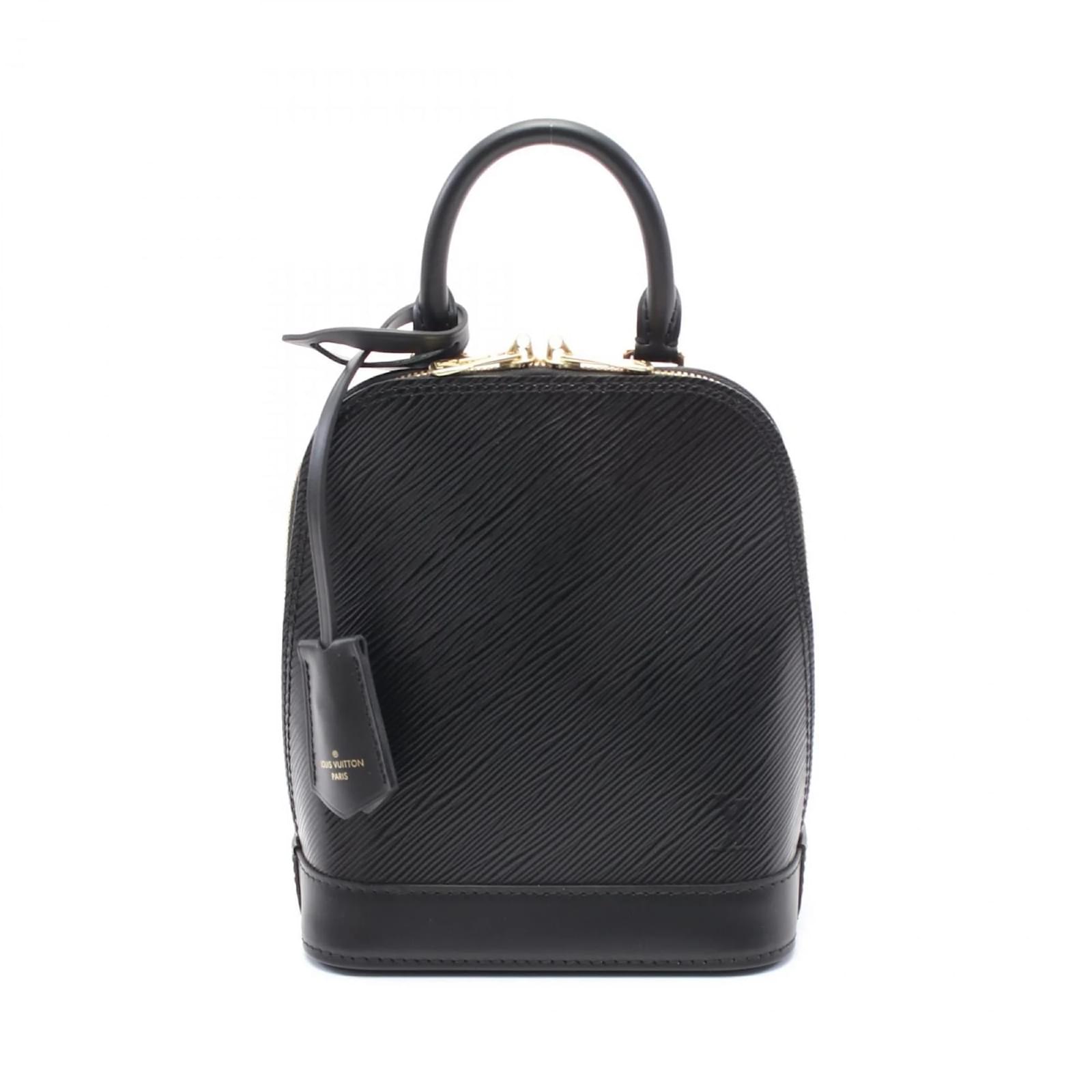 Louis Vuitton Alma Backpack in Epi Noir Black Leather  ref.2155955