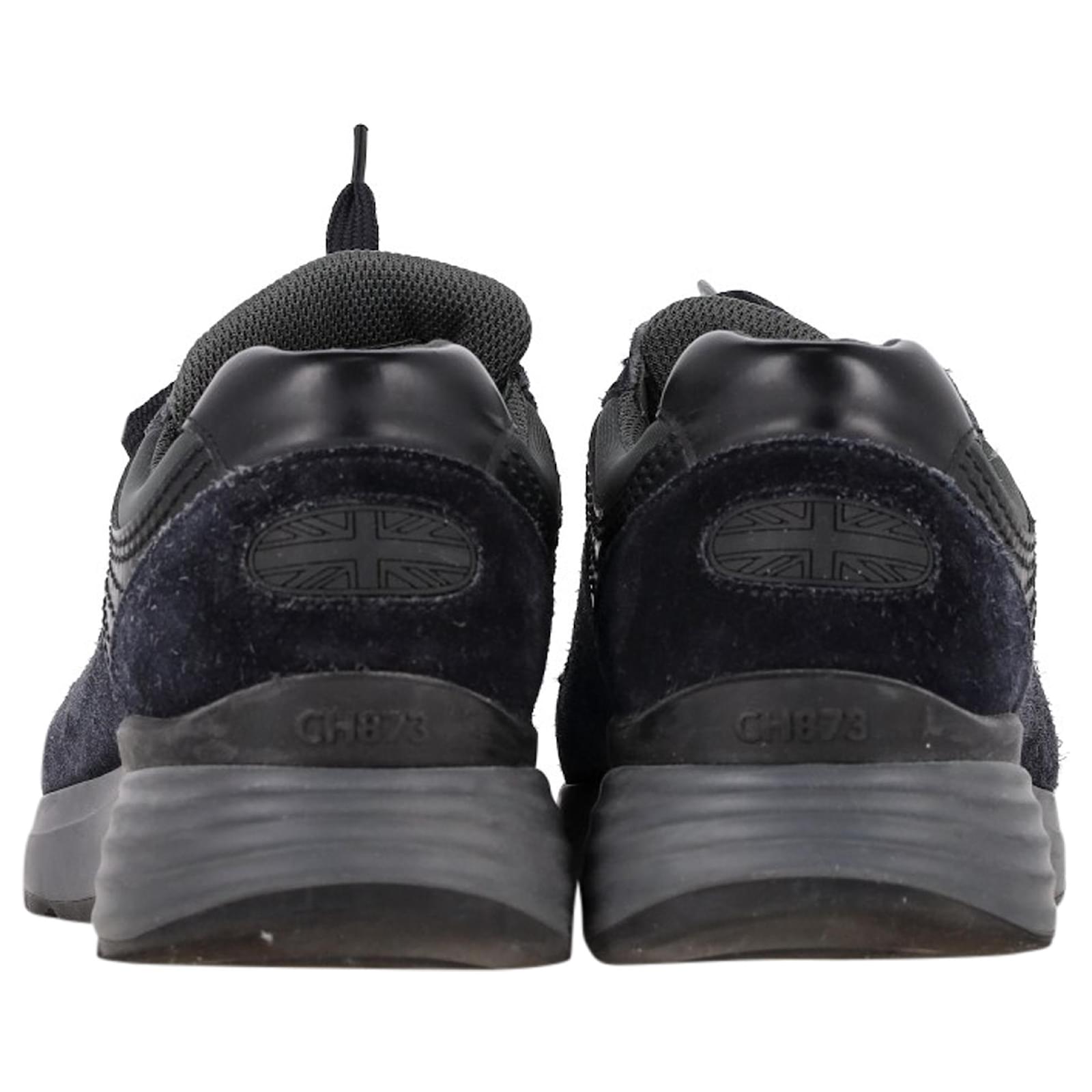 Church's Sneakers CH873 di Church in suede blu navy e tela Svezia