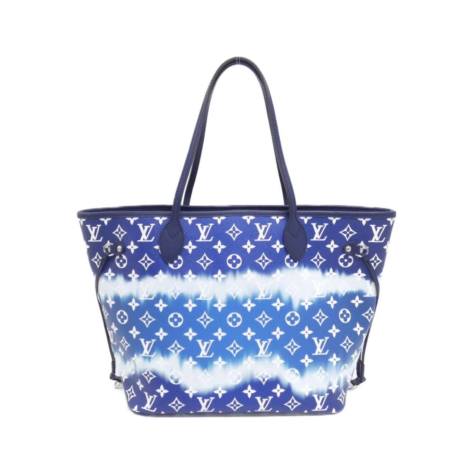 Louis Vuitton LV Escale Neverfull MM Handbag Blue Cloth ref