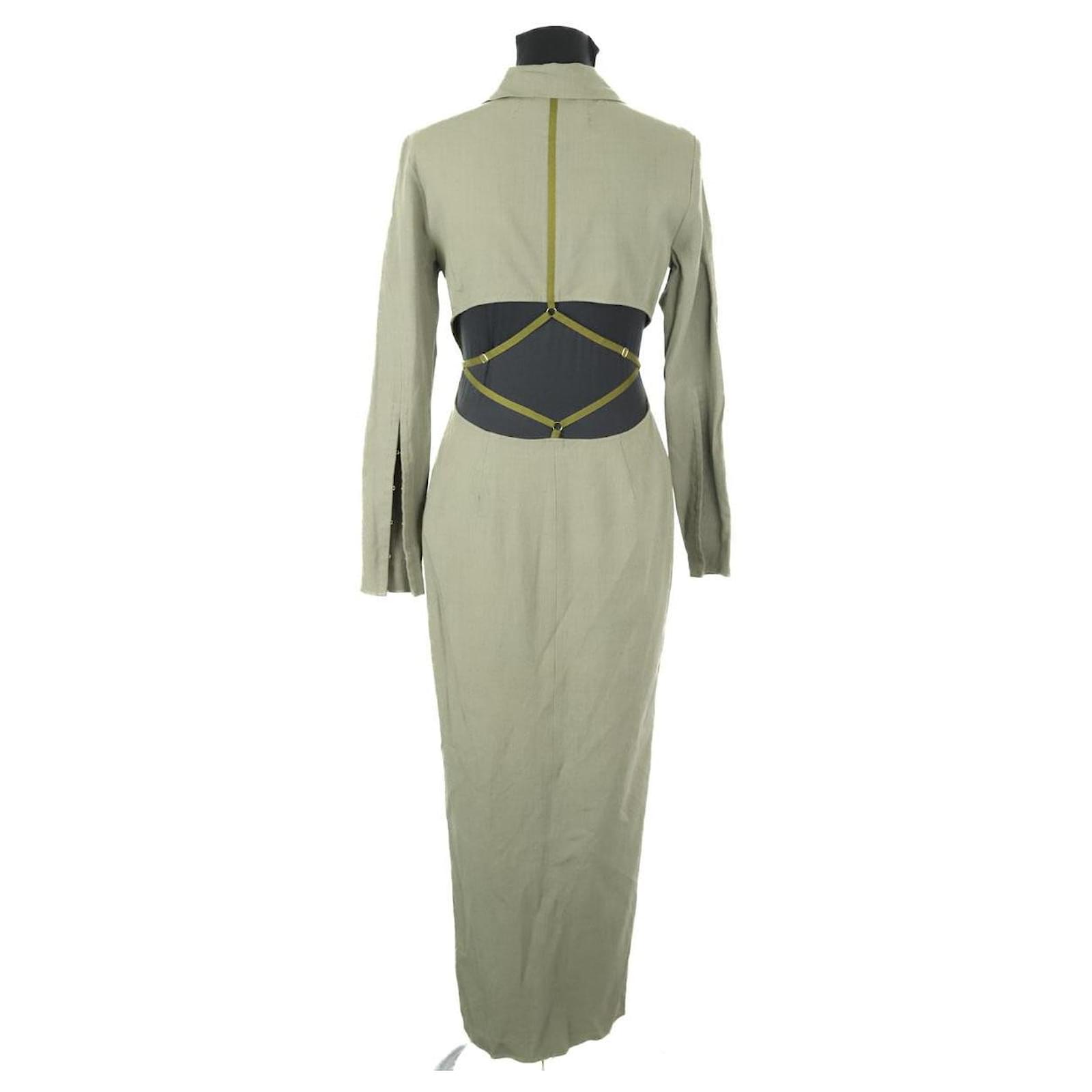Jacquemus Khaki dress Viscose ref.2178032 - Joli Closet
