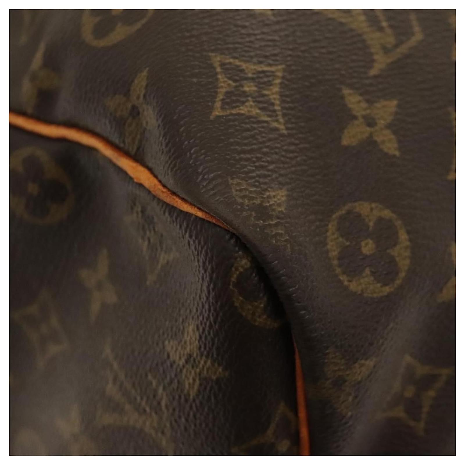 Louis Vuitton Keepall Bandoulire 60 Brown Cloth  ref.2180685