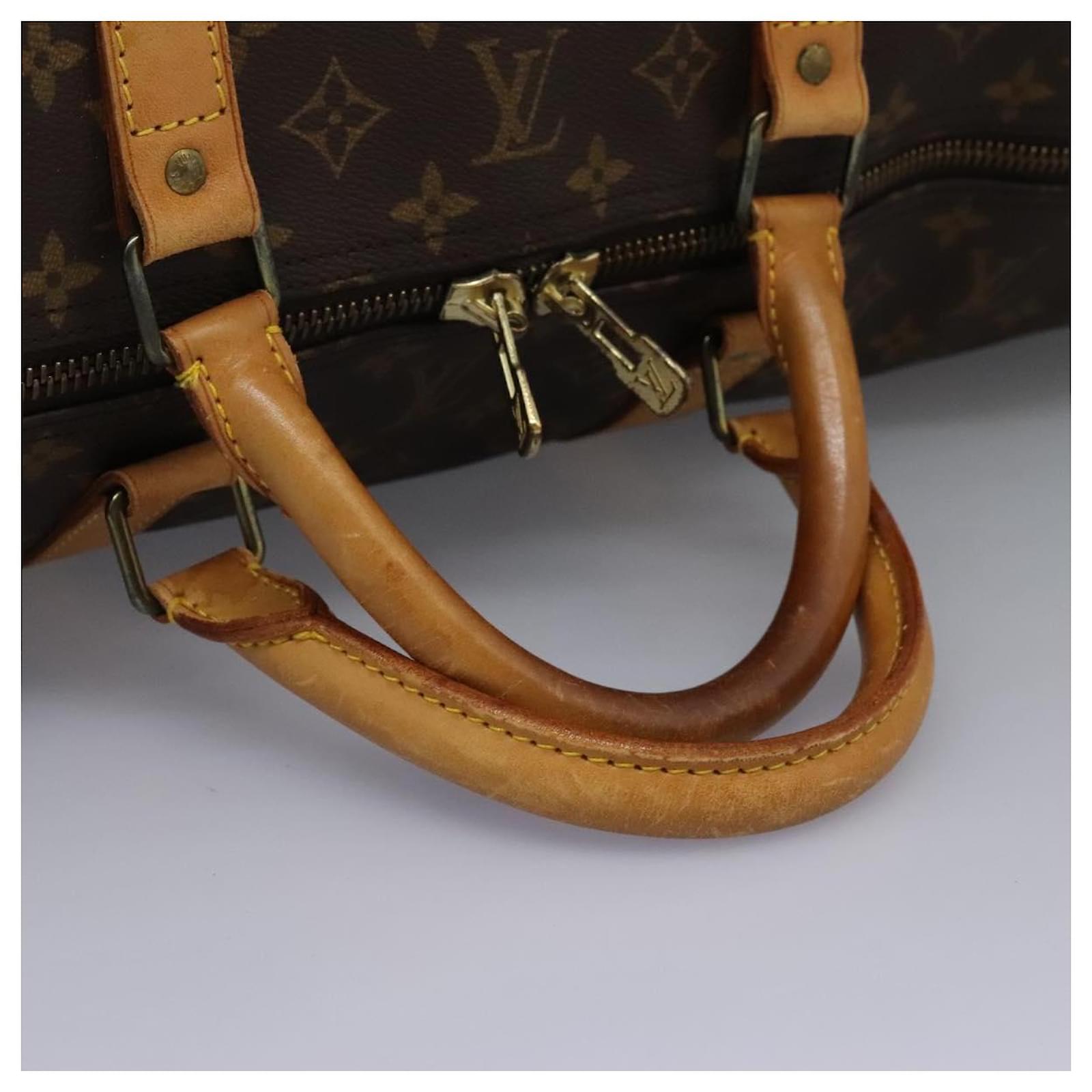 Louis Vuitton Keepall 60 Brown Cloth  ref.2180853
