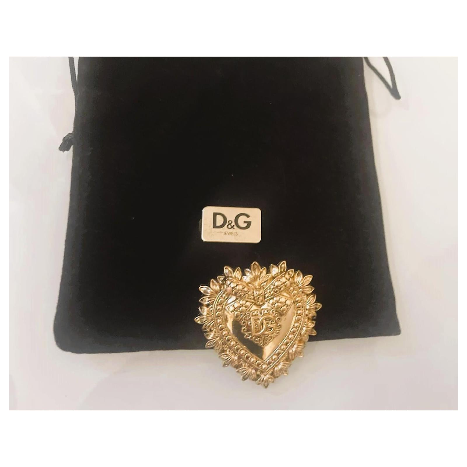 Wonderful DOLCE & GABBANA brooch from the 'Devotion' collection