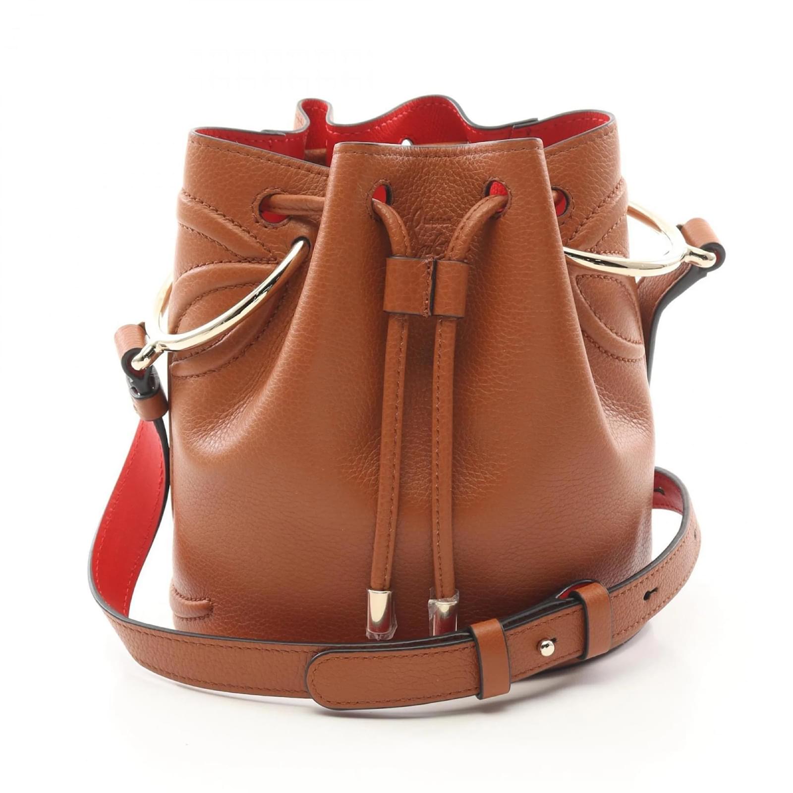 【CHRISTIAN LOUBOUTIN】BY MY SIDE BUCKET BAG By My Side leather bucket bag in black - Christian Louboutin