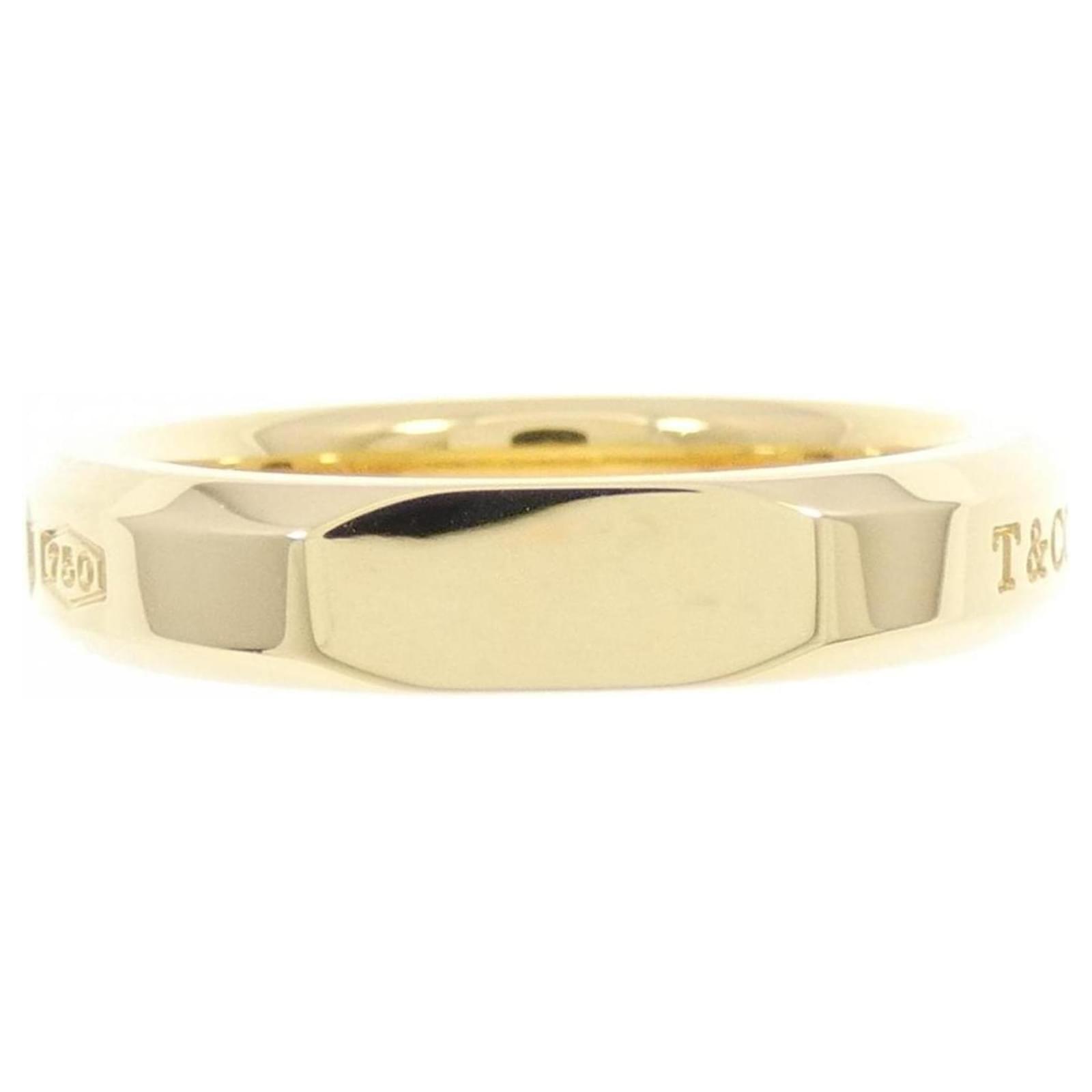 Tiffany 1837 Maker's Slice Narrow Ring Yellow gold ref