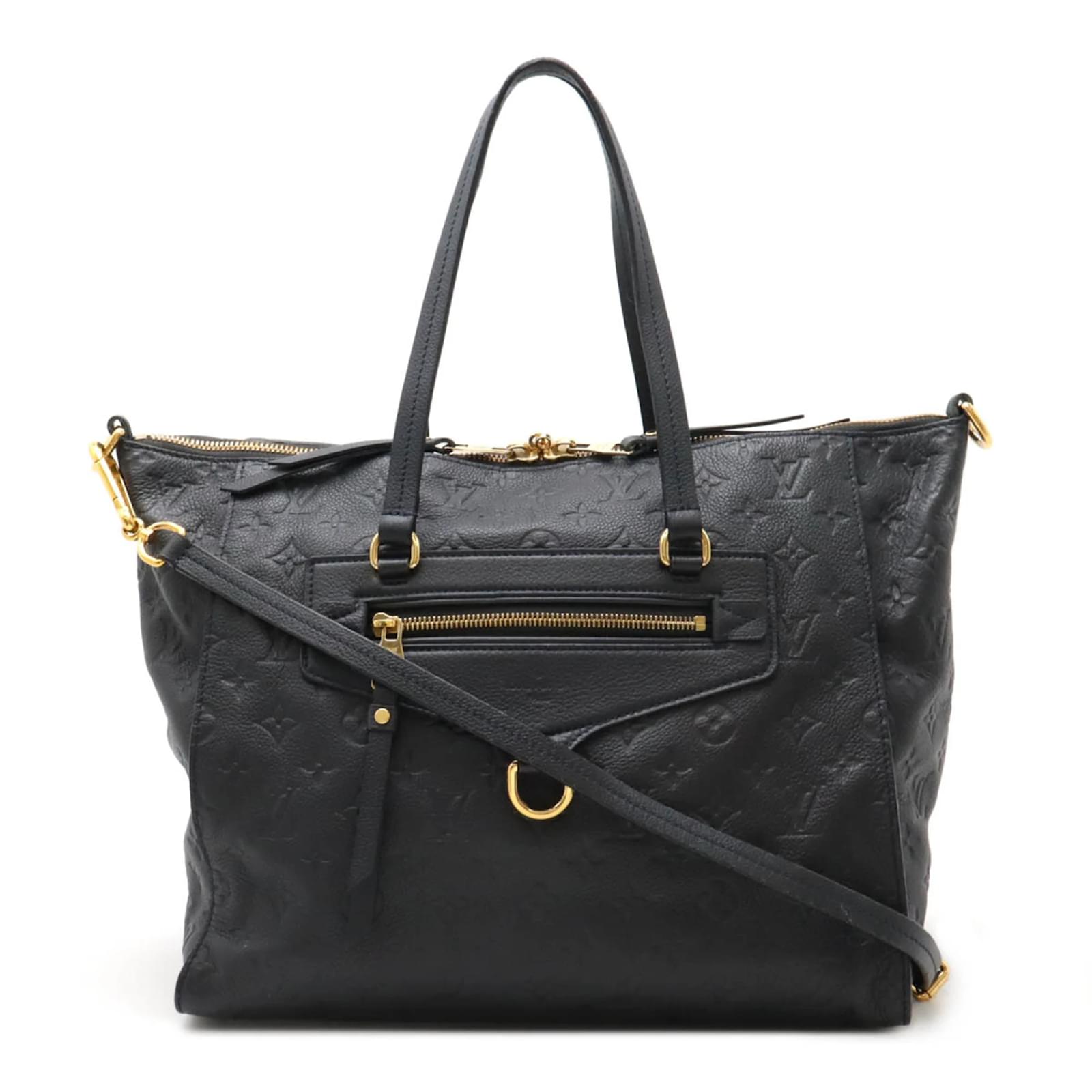 Louis Vuitton Monogram Empreinte Lumineuse PM Tote Bag Navy blue Cloth  ref.2184839