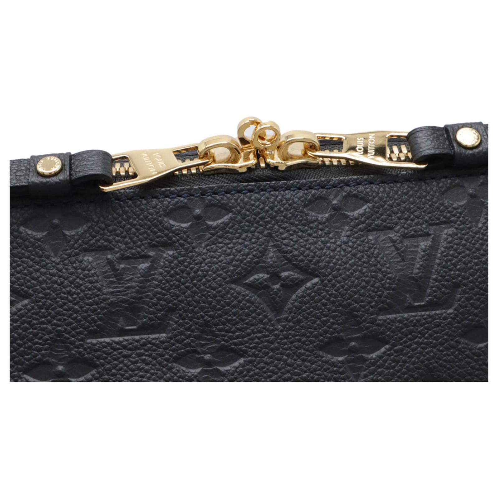 Louis Vuitton Monogram Empreinte Lumineuse PM Tote Bag Navy blue Cloth ref.2185523