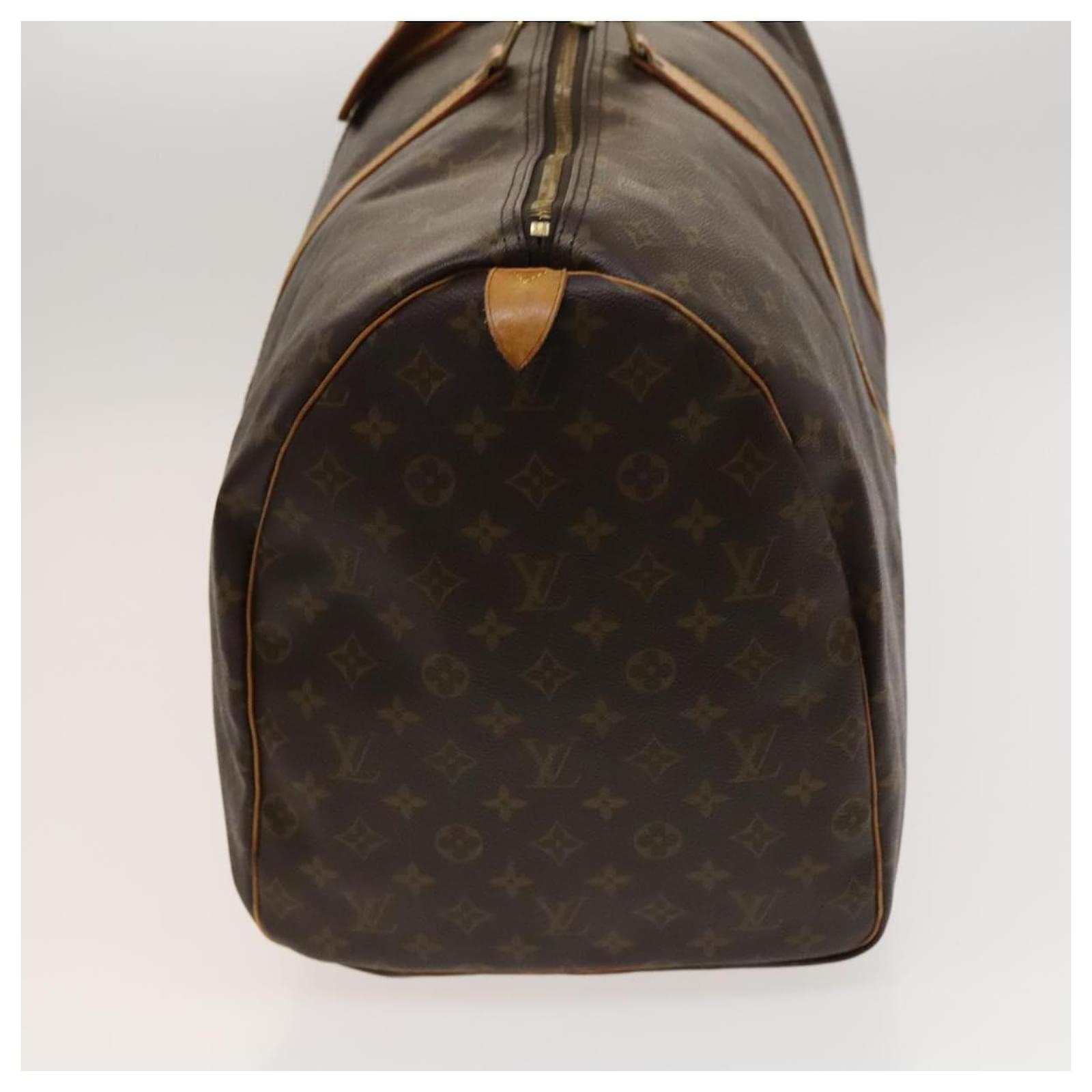Louis Vuitton Keepall 60 Brown Cloth  ref.2186605