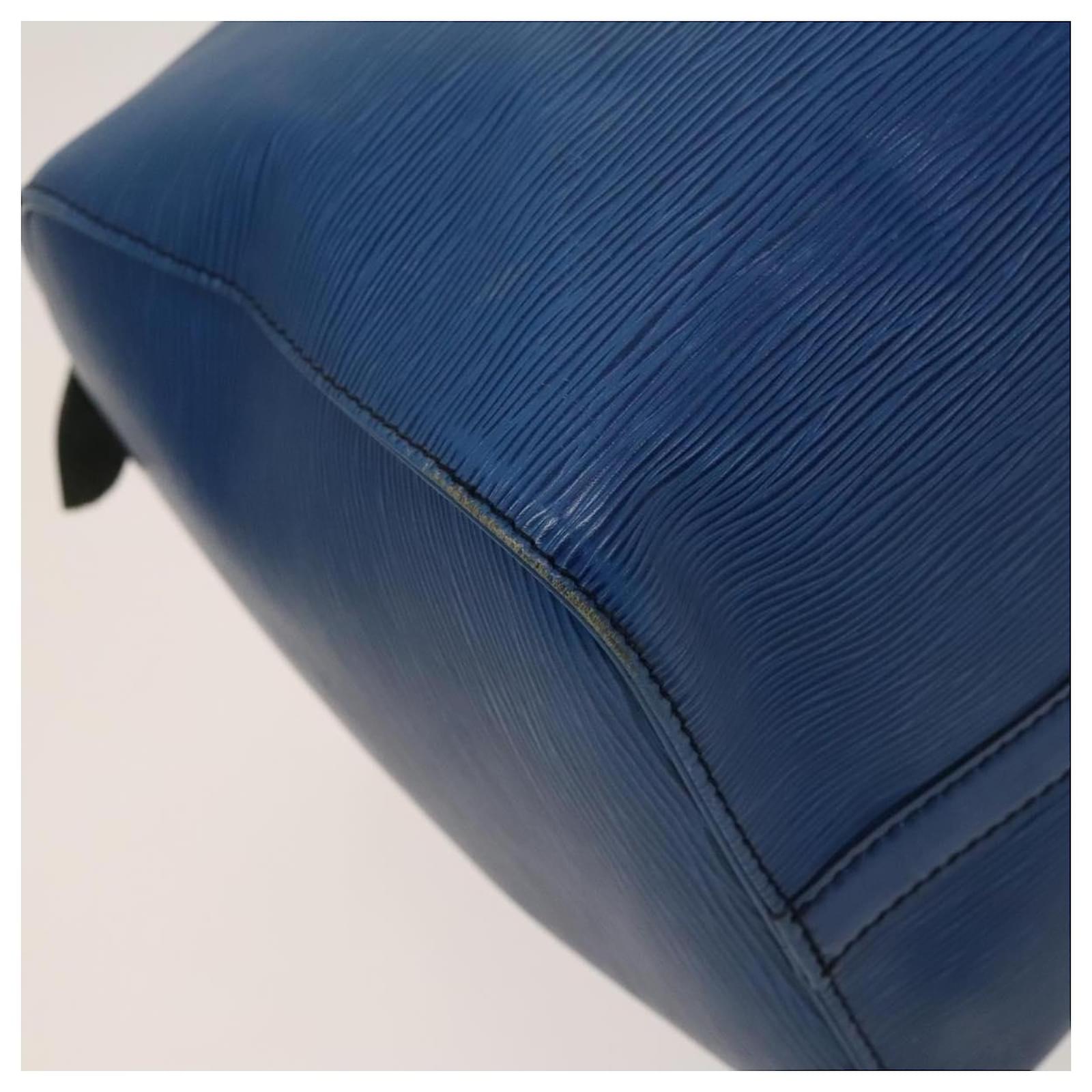Louis Vuitton Keepall 50 Blue Leather  ref.2186607