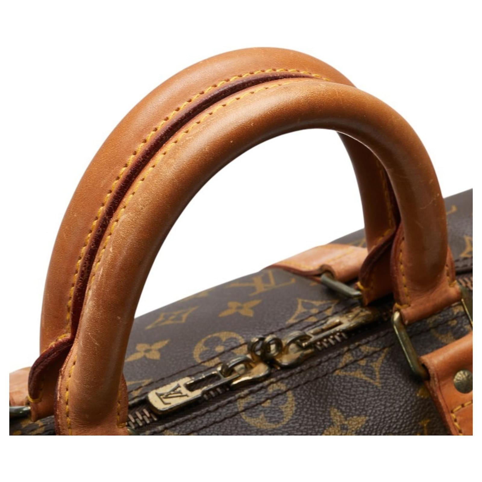 Louis Vuitton Keepall 50 Brown Cloth  ref.2186647