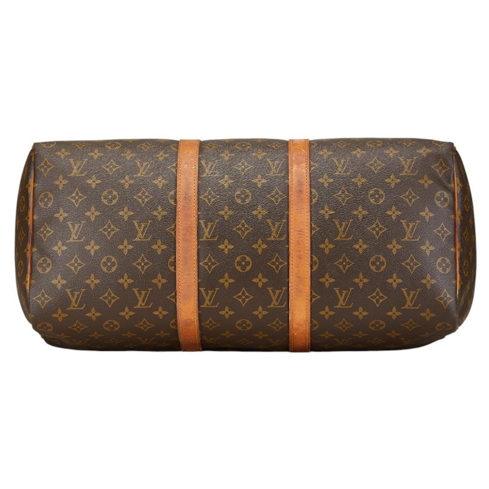 Louis Vuitton Keepall 50 Brown Cloth  ref.2186647