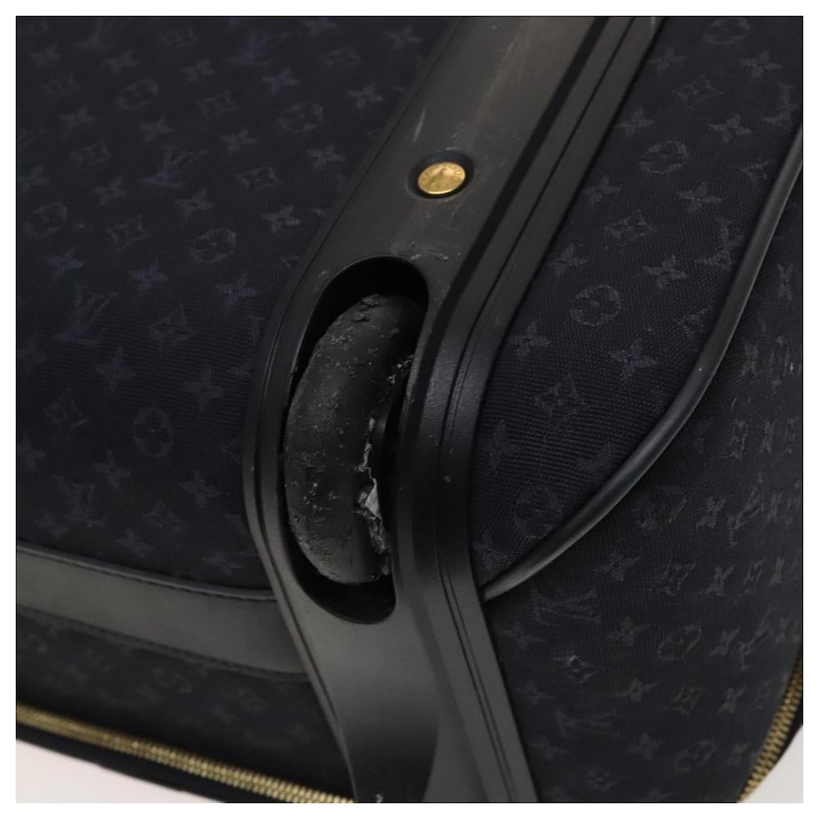 LOUIS VUITTON Monogram Mini Annette Suitcase TST Blue M23281 LV Auth ar13367  ref.2187093