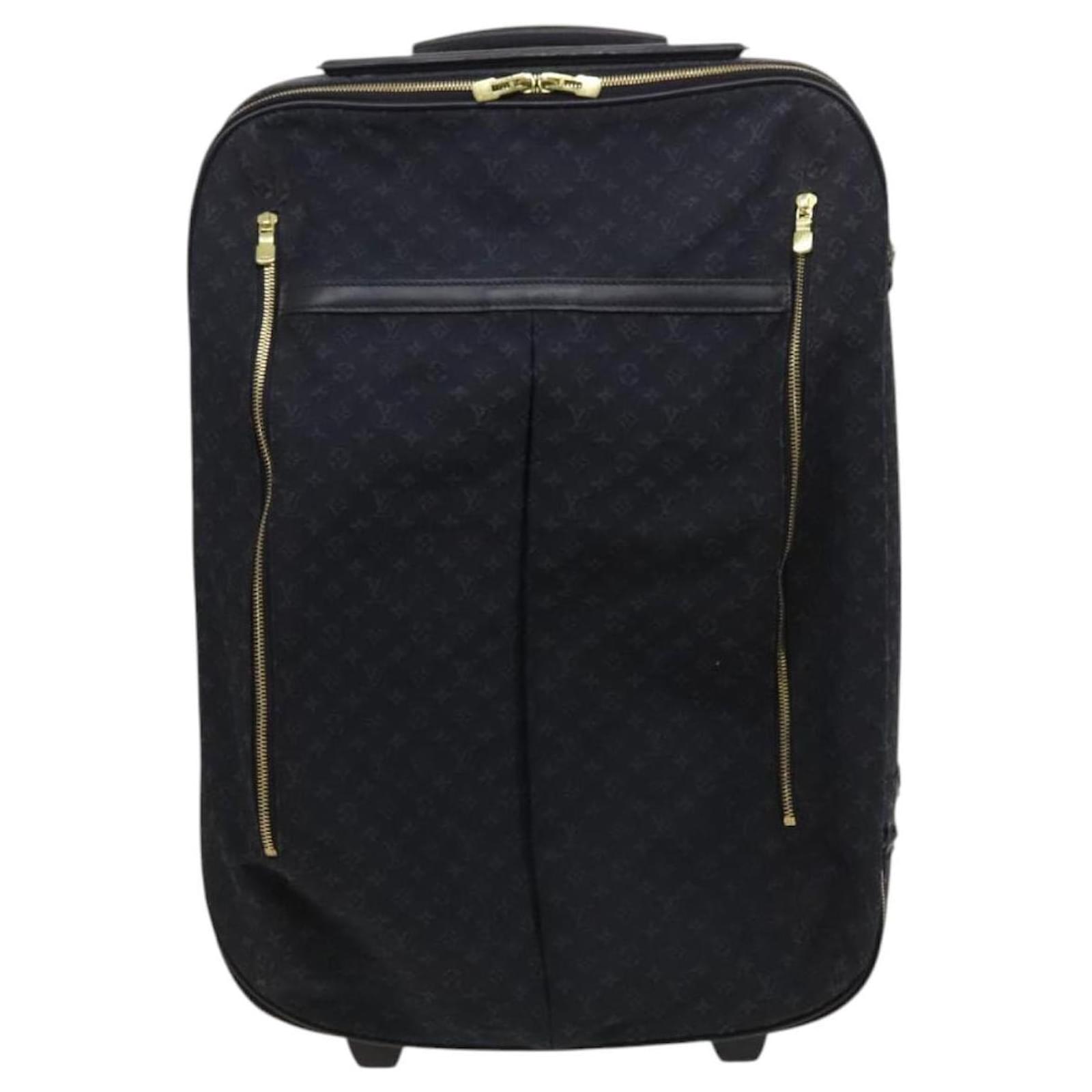 LOUIS VUITTON Monogram Mini Annette Suitcase TST Blue M23281 LV Auth ar13367  ref.2187093