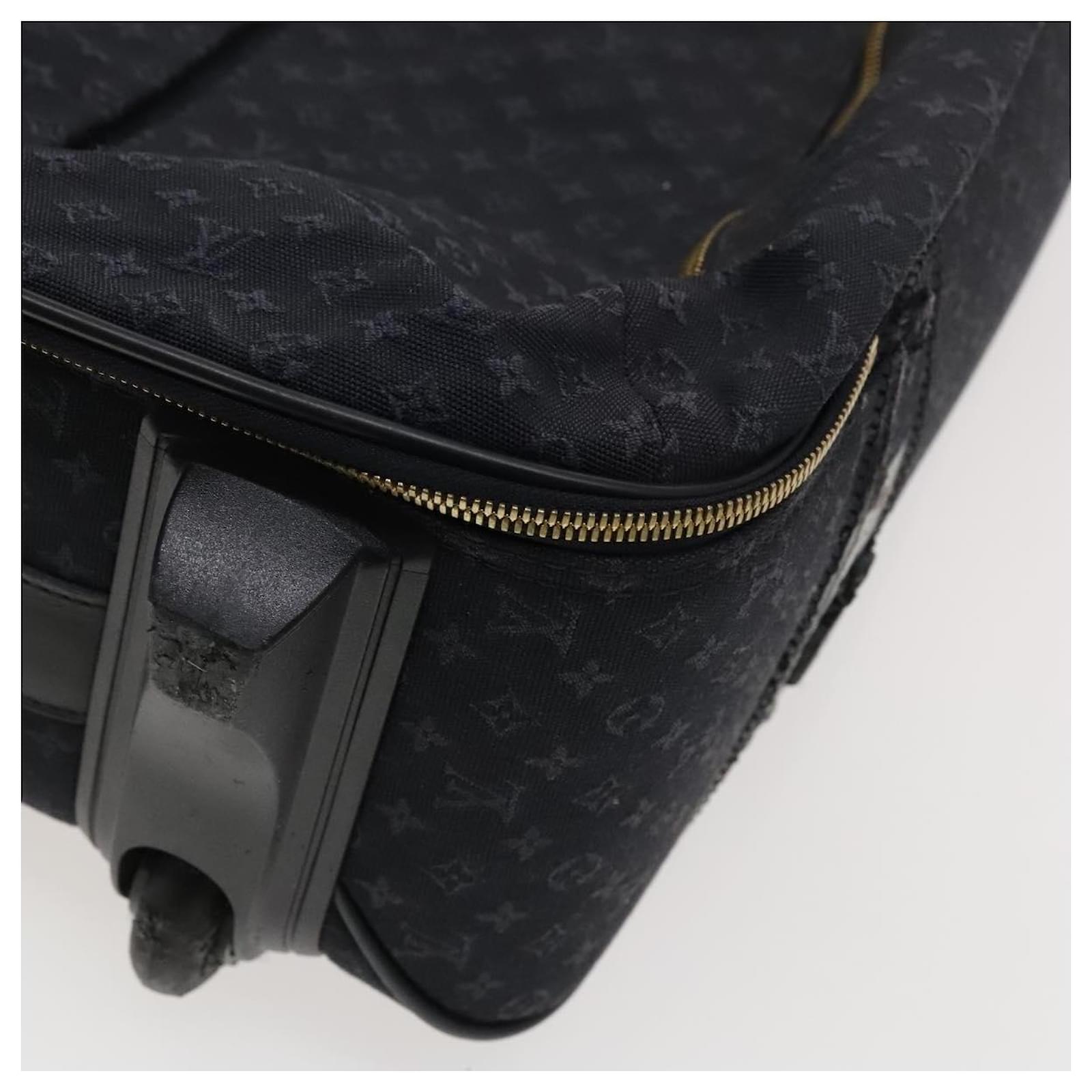 LOUIS VUITTON Monogram Mini Annette Suitcase TST Blue M23281 LV Auth ar13367  ref.2187093
