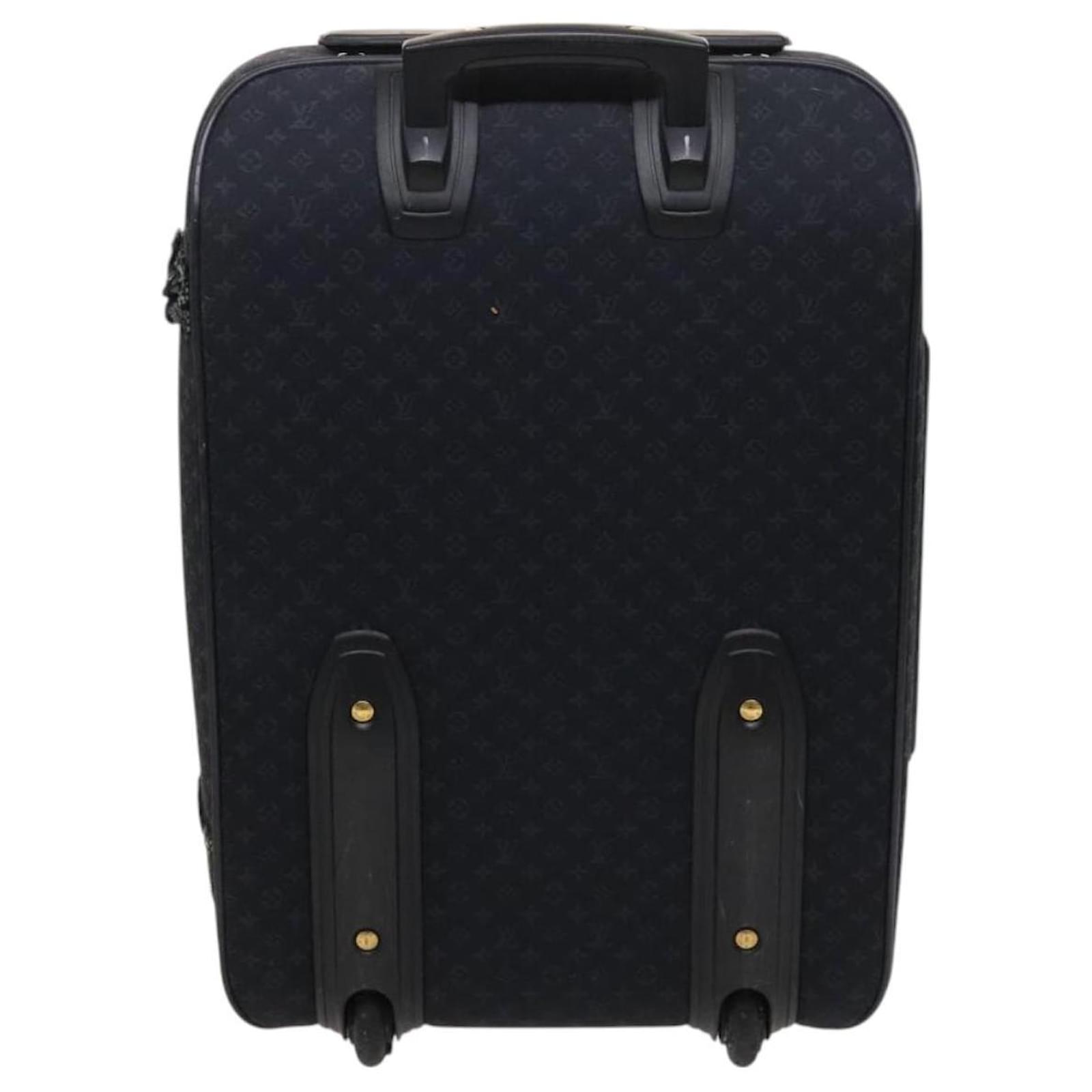 LOUIS VUITTON Monogram Mini Annette Suitcase TST Blue M23281 LV Auth ar13367  ref.2187093