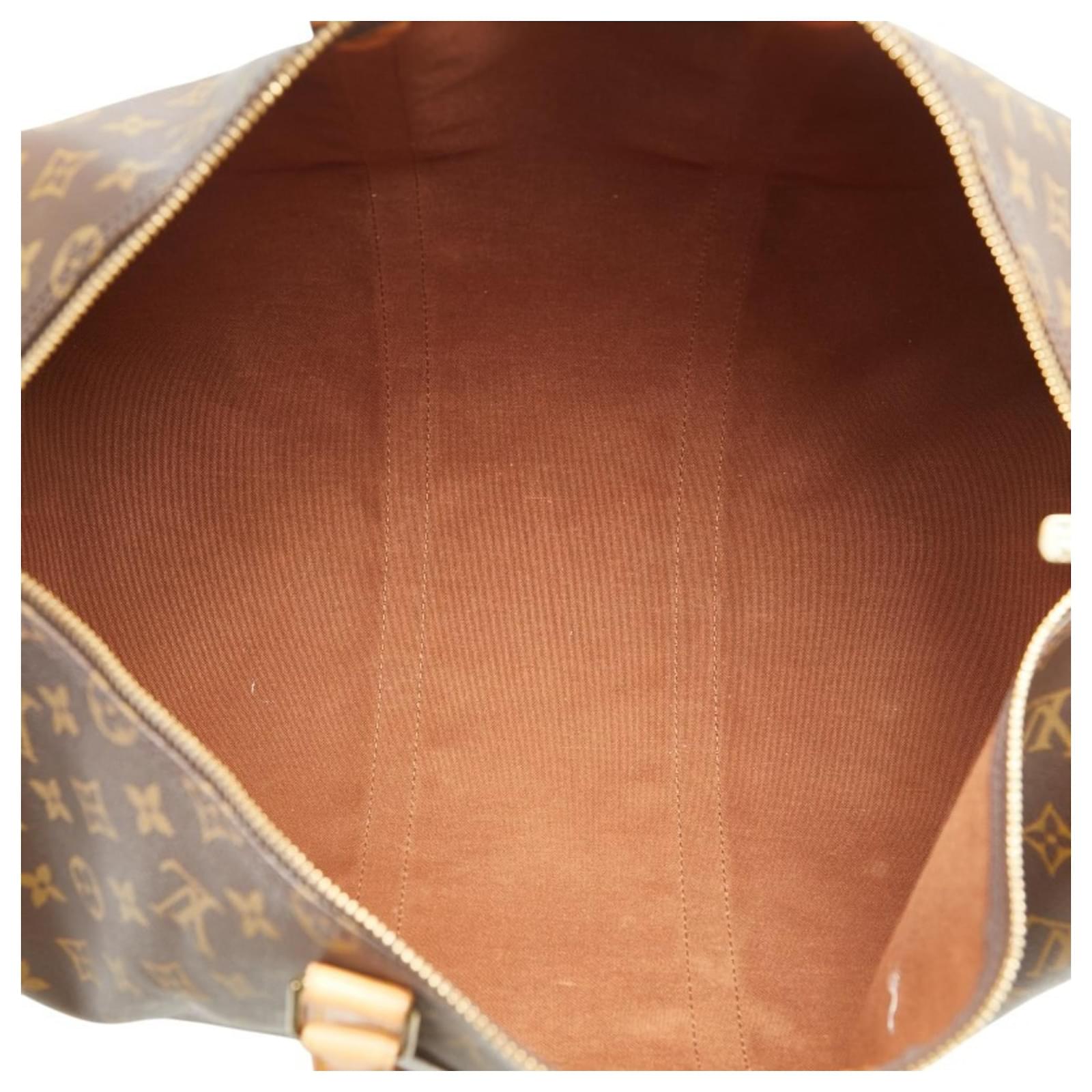 Louis Vuitton Keepall 50 Brown Cloth  ref.2187300