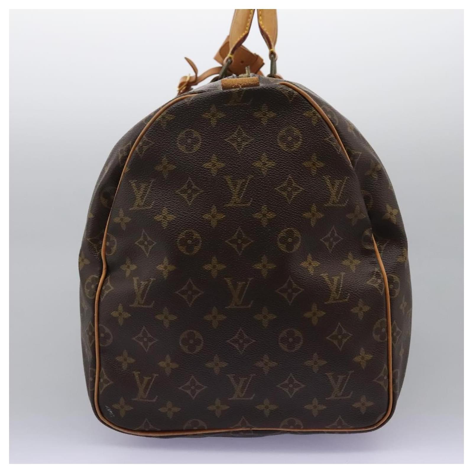 Louis Vuitton Keepall 55 Brown Cloth  ref.2192533