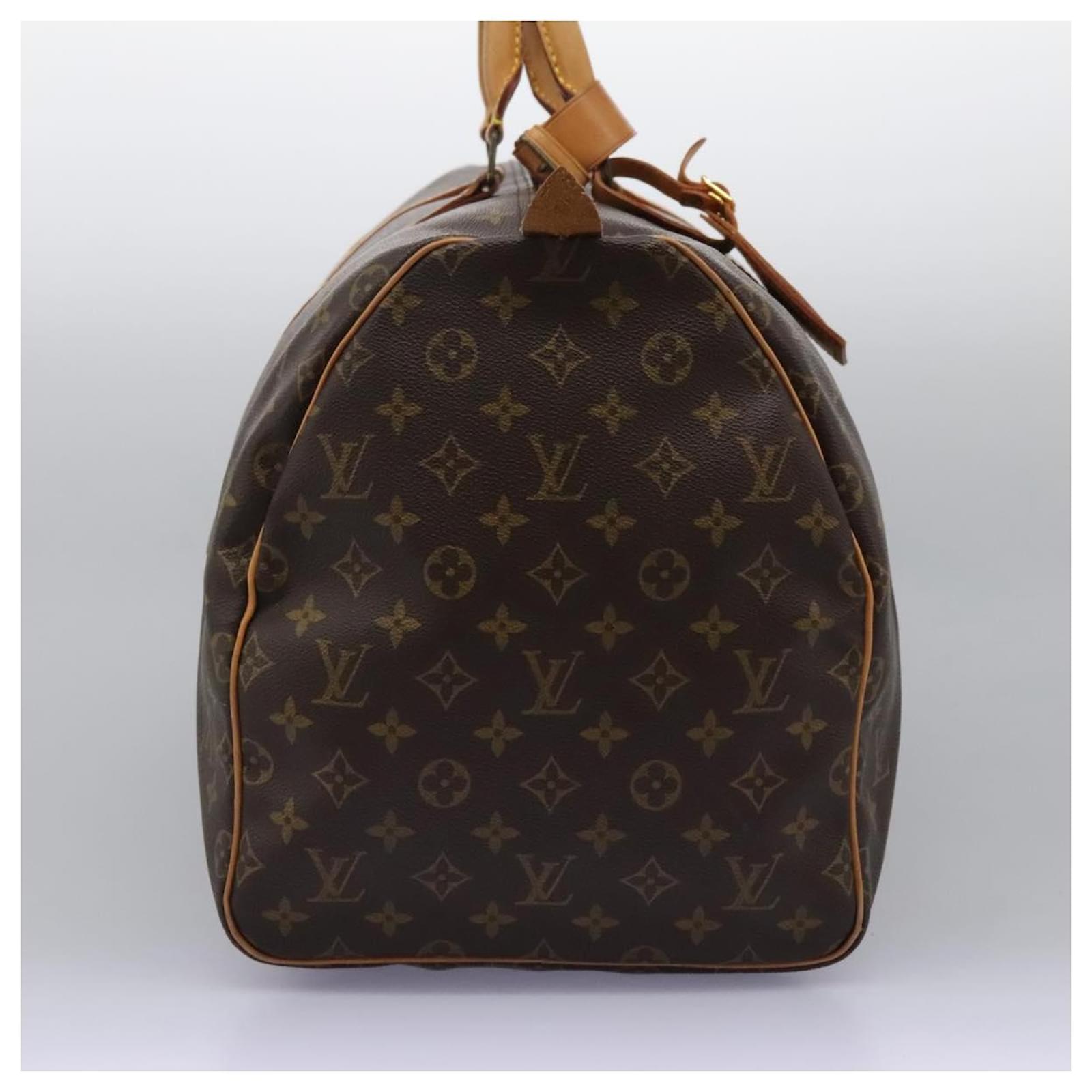 Louis Vuitton Keepall 55 Brown Cloth  ref.2192533