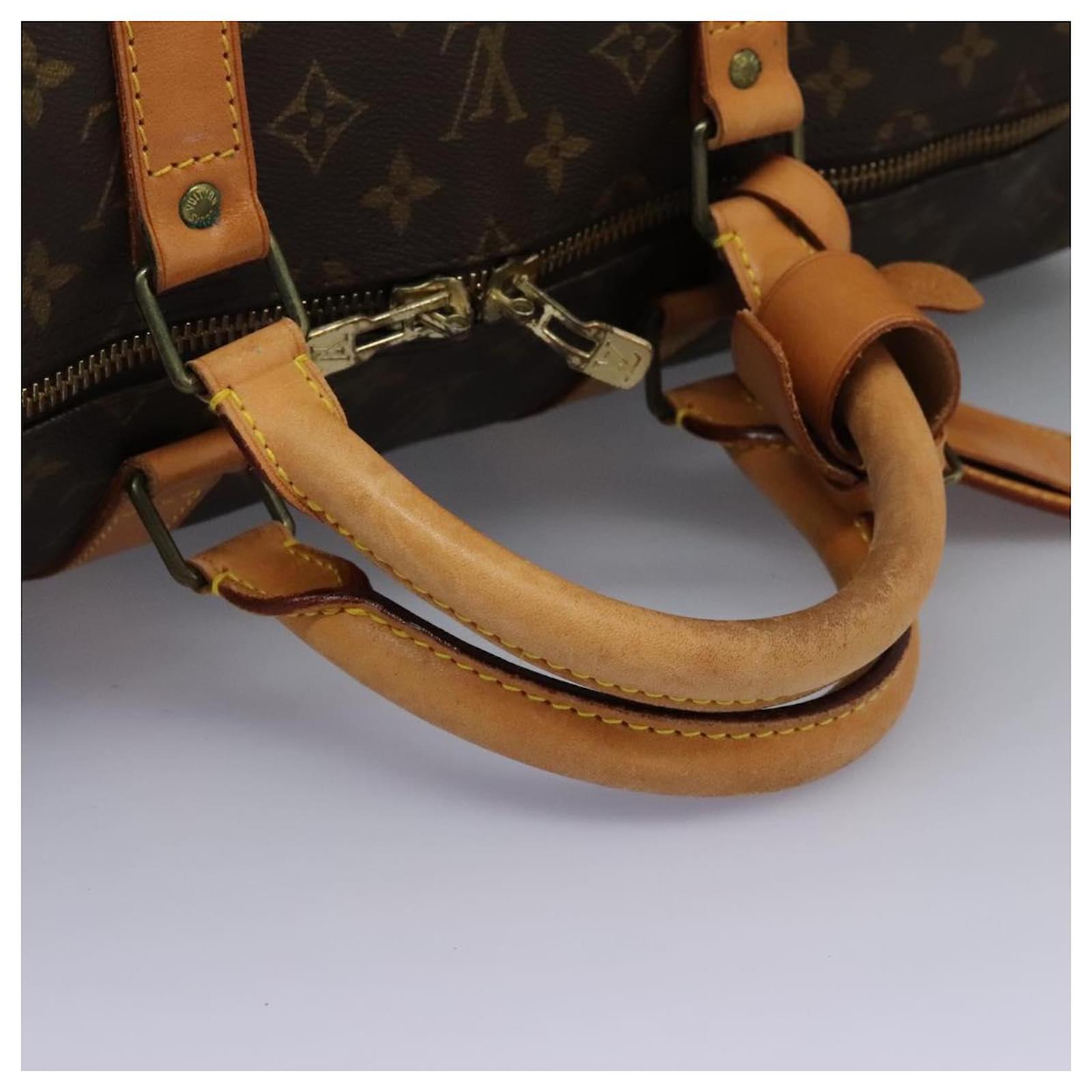 Louis Vuitton Keepall 55 Brown Cloth  ref.2192533