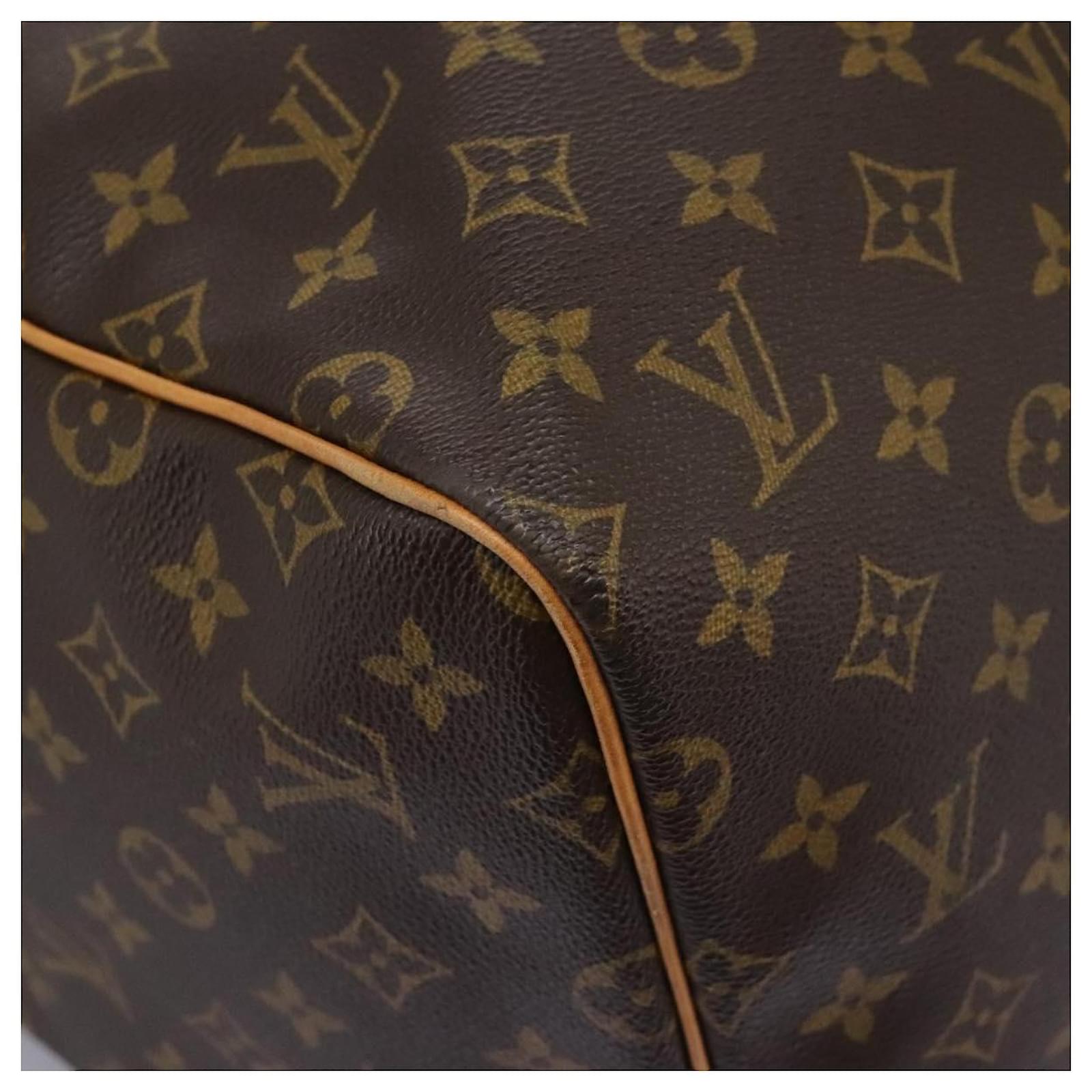 Louis Vuitton Keepall 55 Brown Cloth  ref.2192533