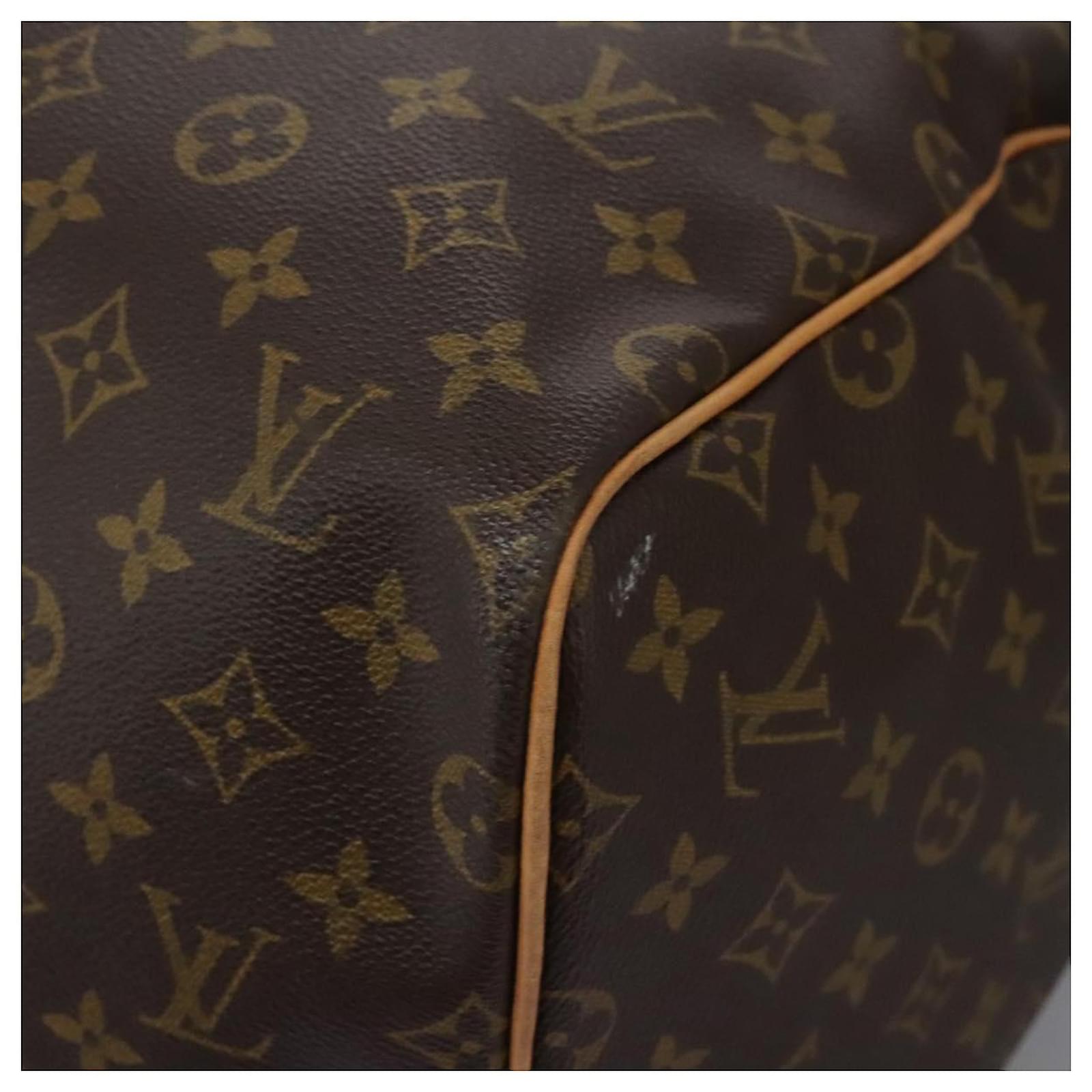 Louis Vuitton Keepall 55 Brown Cloth  ref.2192533