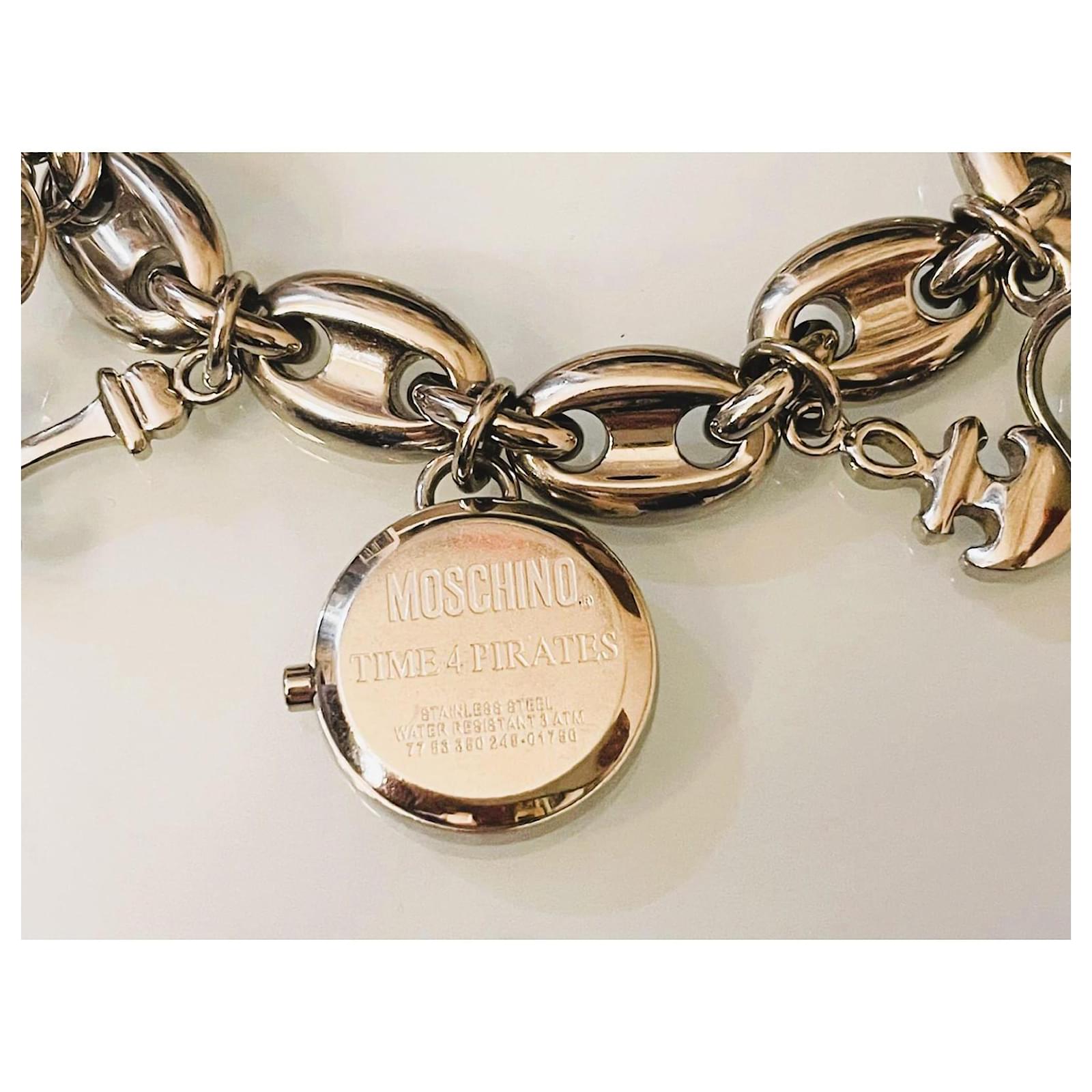 AUS DER KOLLEKTION Armband-Uhr MOSCHINO Time Pirates Silber