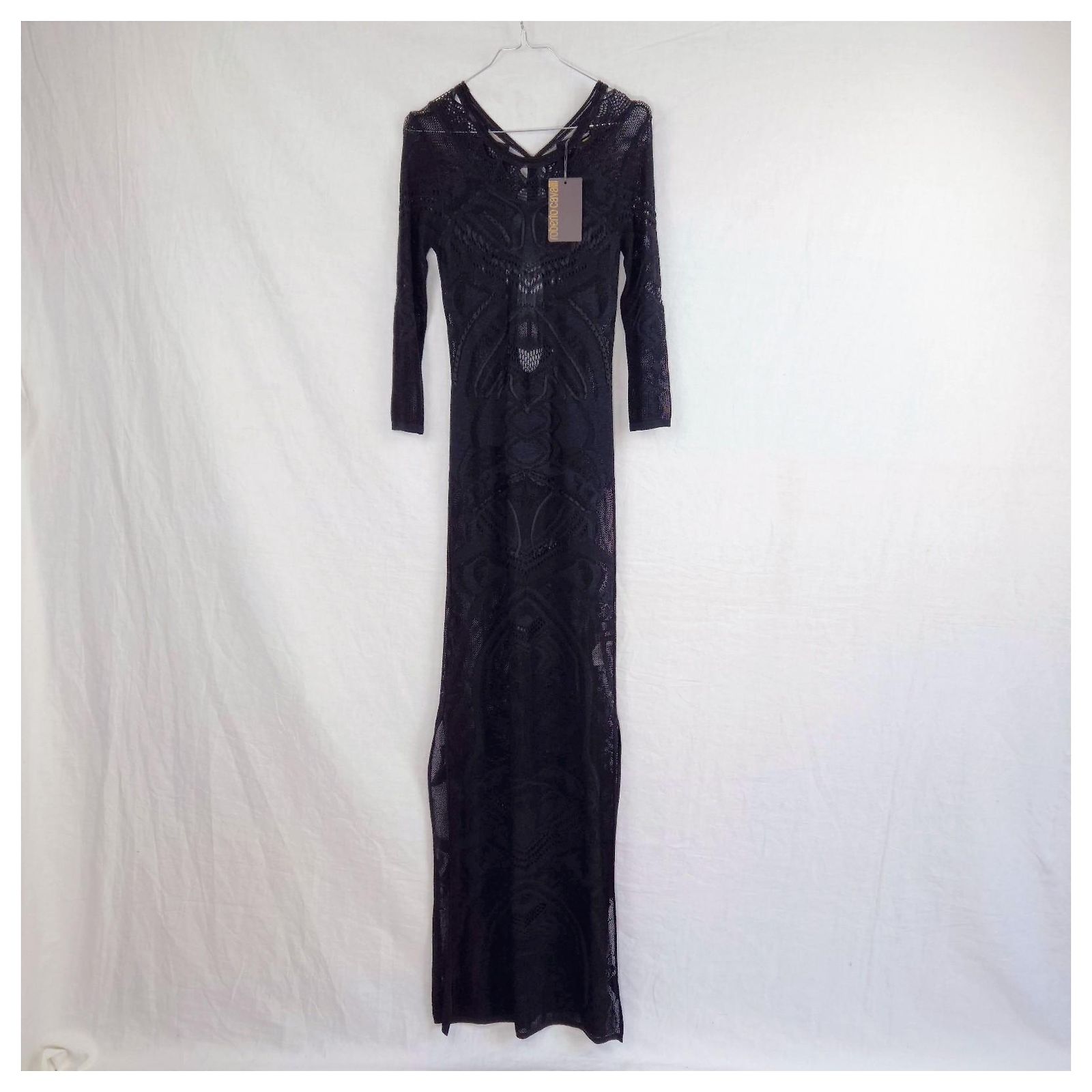 Robe Femme En Tricot Roberto Cavalli - Taille L/170 - Occasion Très Bon état - Marque De Luxe
