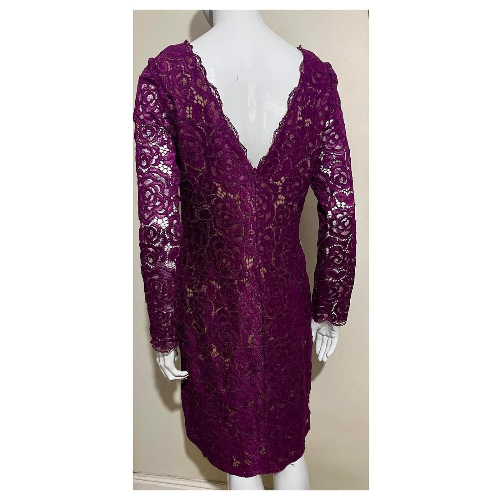 vera wang purple dress Simply Vera Lavender Purple Flowy Tie Waist Dress |