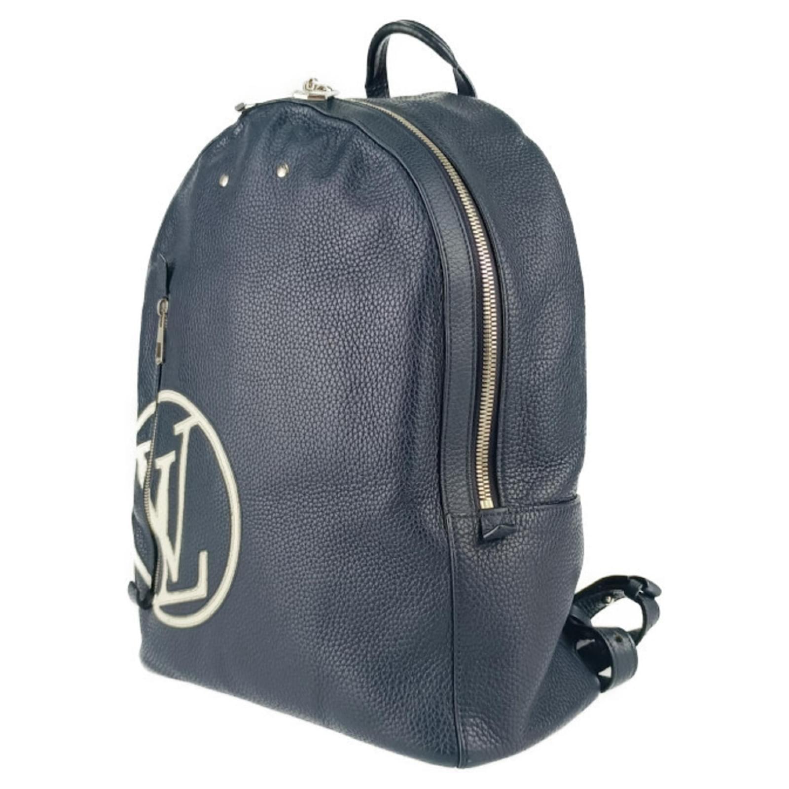 Louis Vuitton Dark Navy Backpack Navy blue Leather  ref.2207561