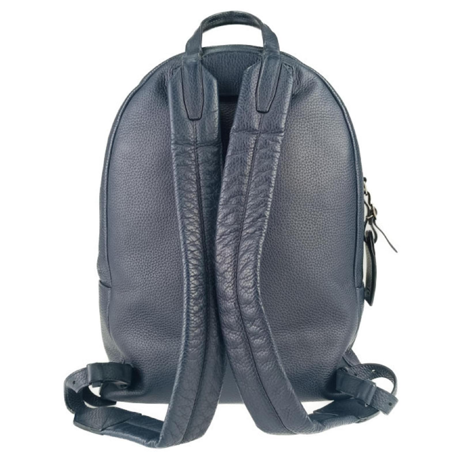 Louis Vuitton Dark Navy Backpack Navy blue Leather  ref.2207561