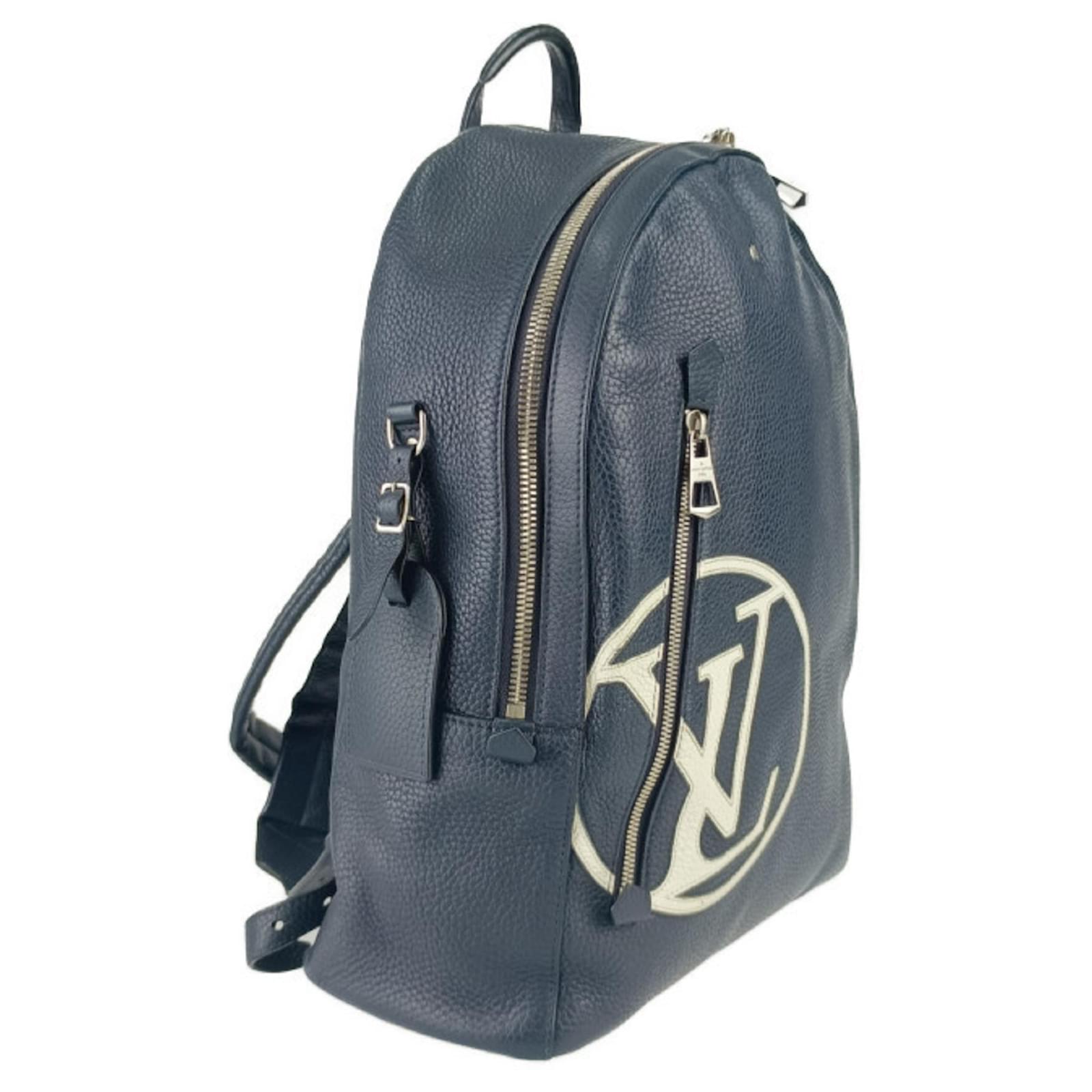 Louis Vuitton Dark Navy Backpack Navy blue Leather  ref.2207561
