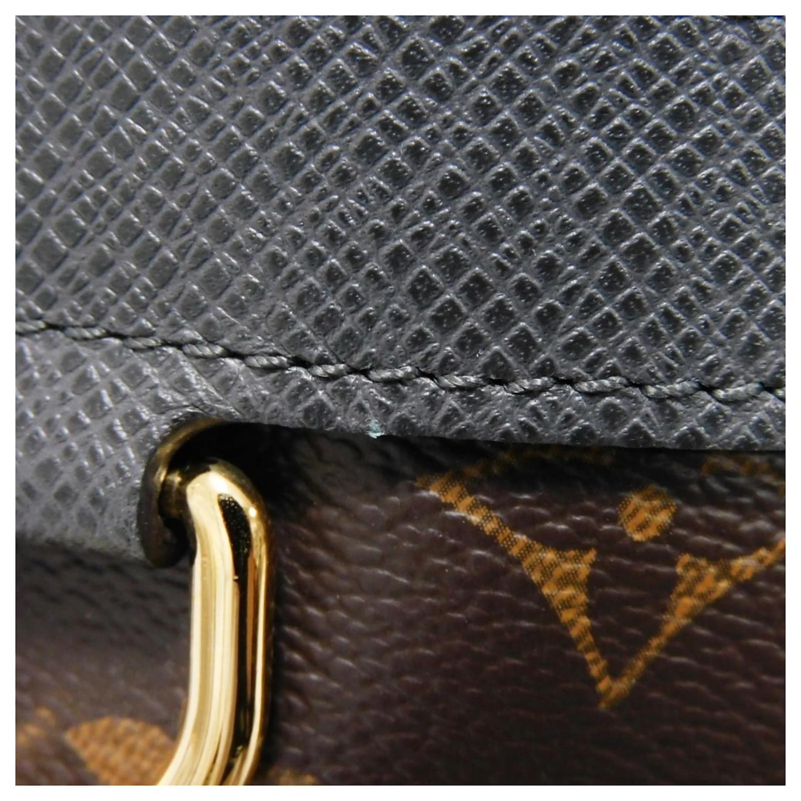 Louis Vuitton Apollo Backpack Brown Blue Monogram Leather Patent leather ref.2209075