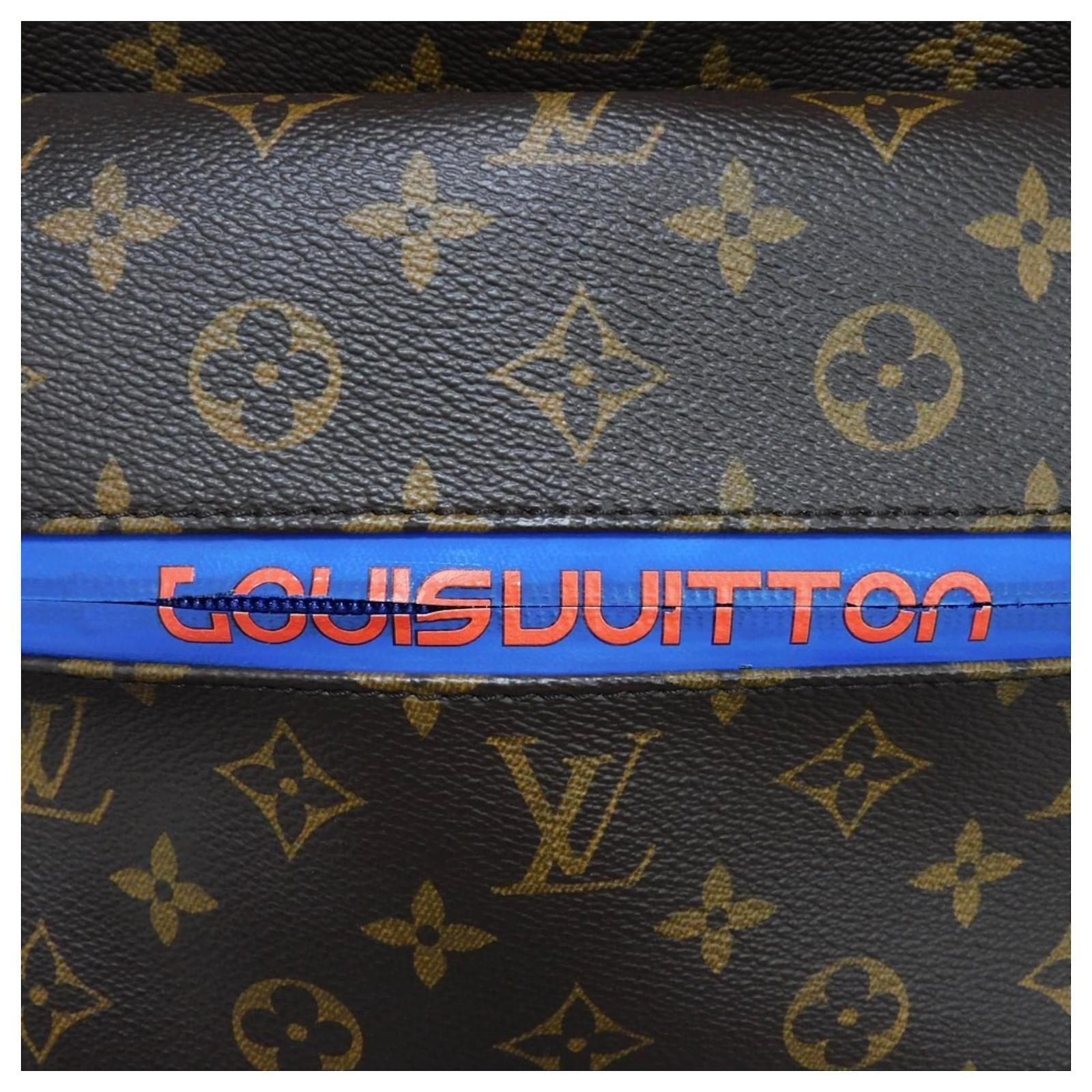 Louis Vuitton Apollo Backpack Brown Blue Monogram Leather Patent leather ref.2209075