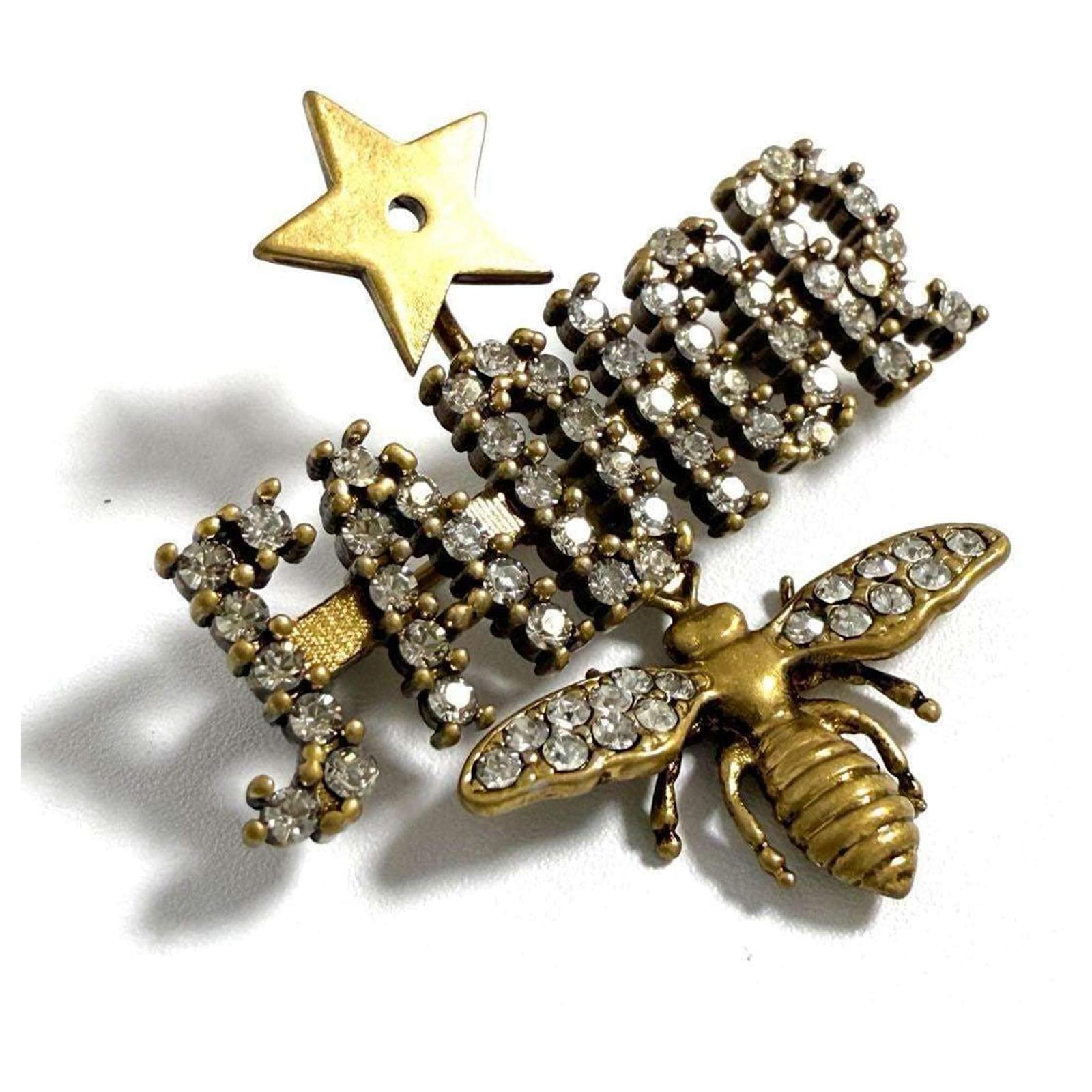 アクセサリー Christian Dior D Logo Bee Gold Brooch $_57.JPG?set_id=880000500F