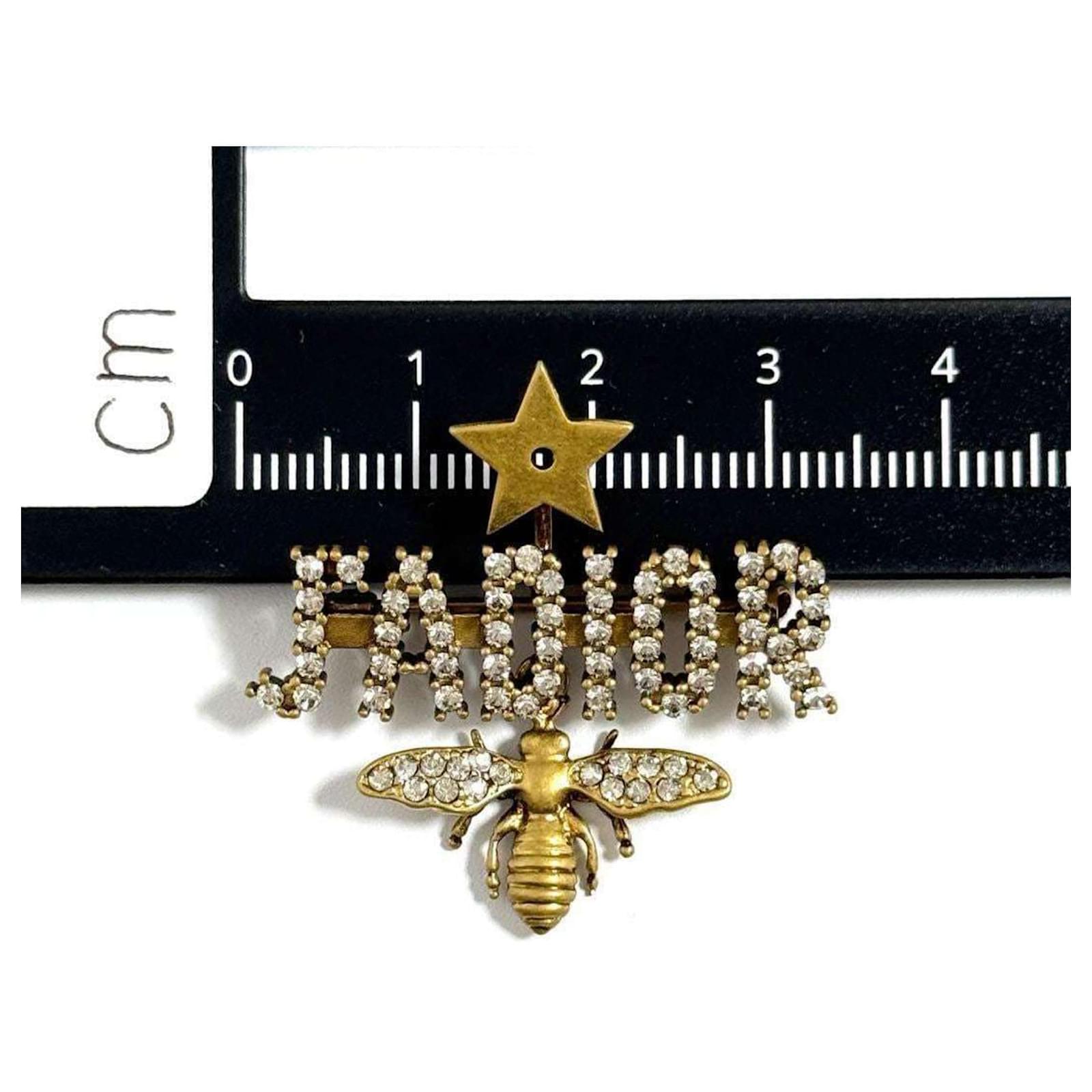 Christian Dior Women's Pin Brooch Badge Bee J'Adior Metal