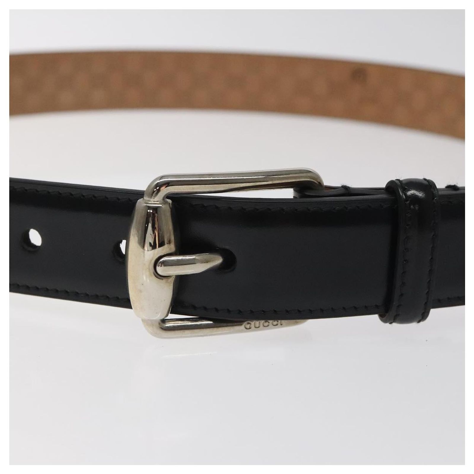 GUCCI Belt Leather Outlet 39.4 display picture 1