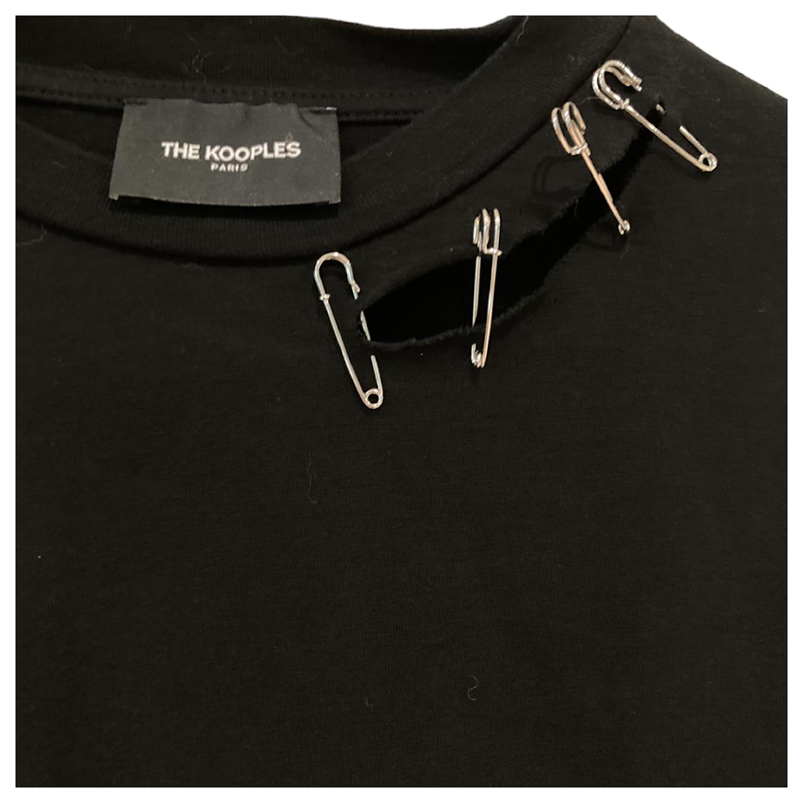 THE KOOPLES Parisブラック Tシャツ Black Logo T-shirt | The Kooples US