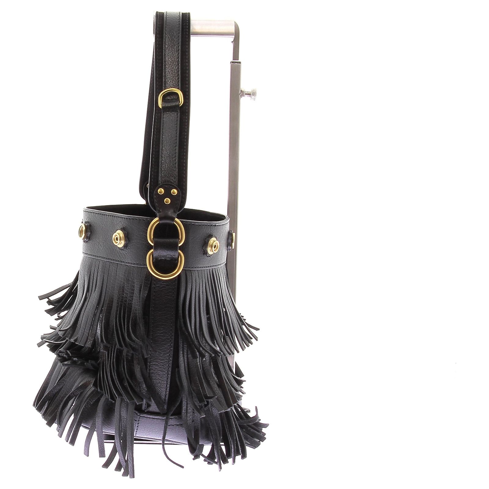Sac Bandoulière Benjamin De Jerome Dreyfuss En Cuir Noir – Occasion, état Correct